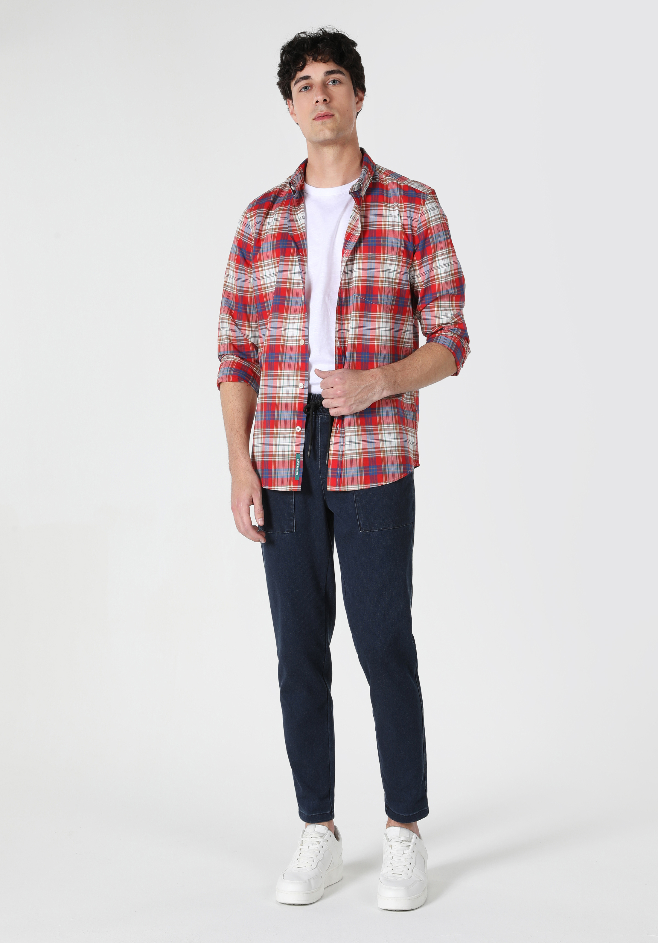 Afișați detalii pentru Camasa Cu Maneca Lunga De Barbati Multicolor Slim Fit  Cl1061791