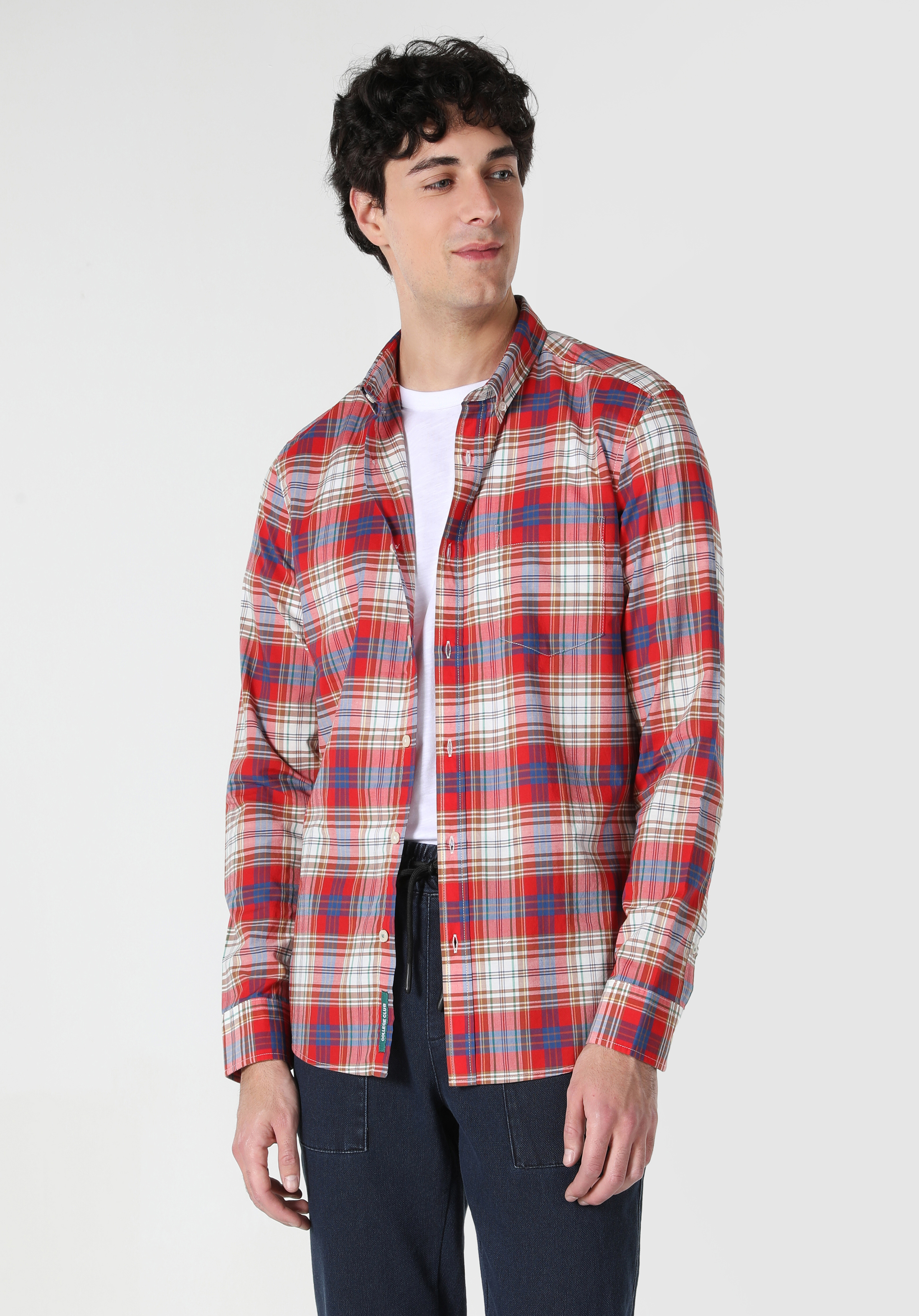 Afișați detalii pentru Camasa Cu Maneca Lunga De Barbati Multicolor Slim Fit  Cl1061791
