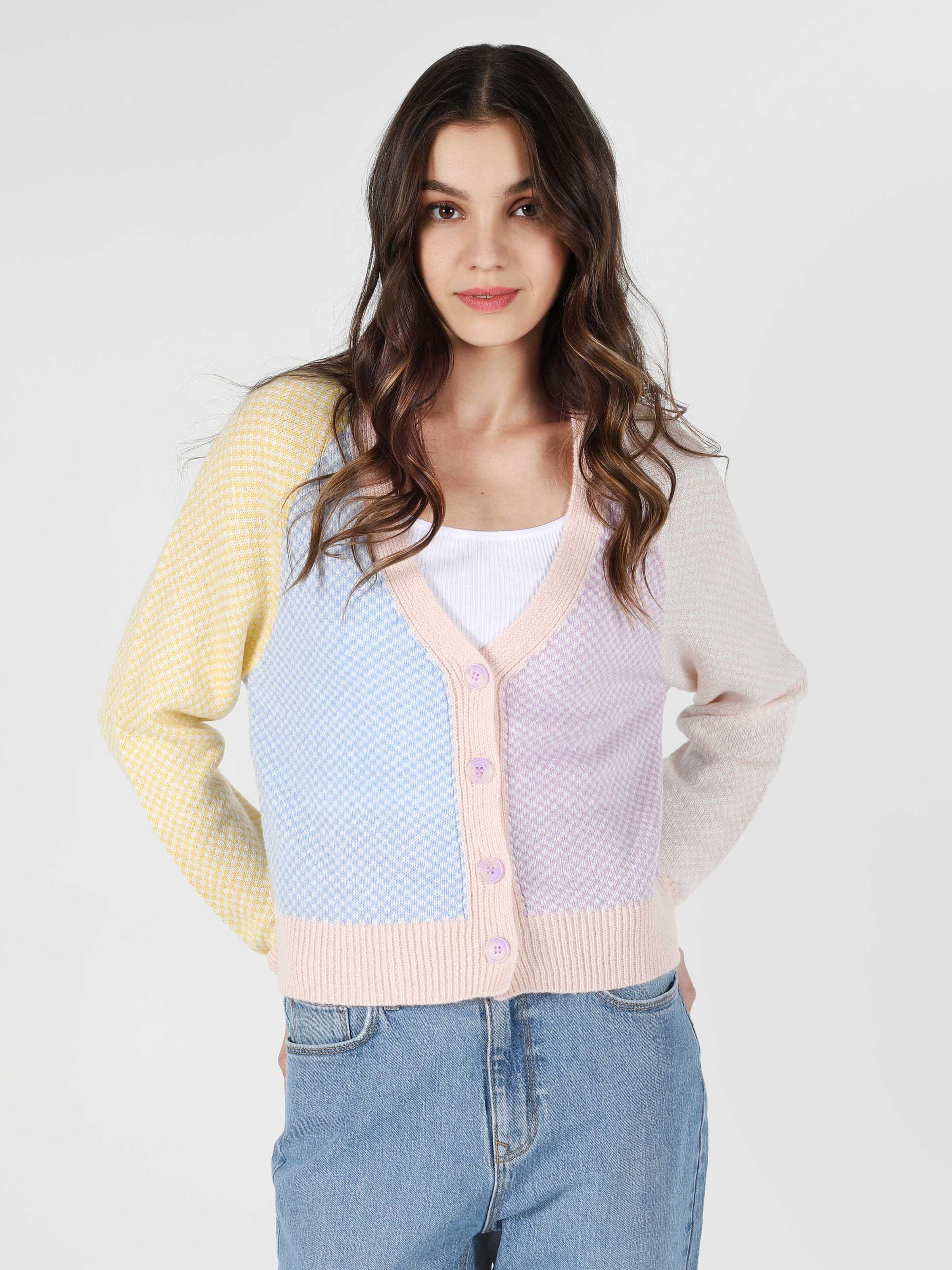 Afișați detalii pentru Cardigan De Dama Multicolor   Cl1061963