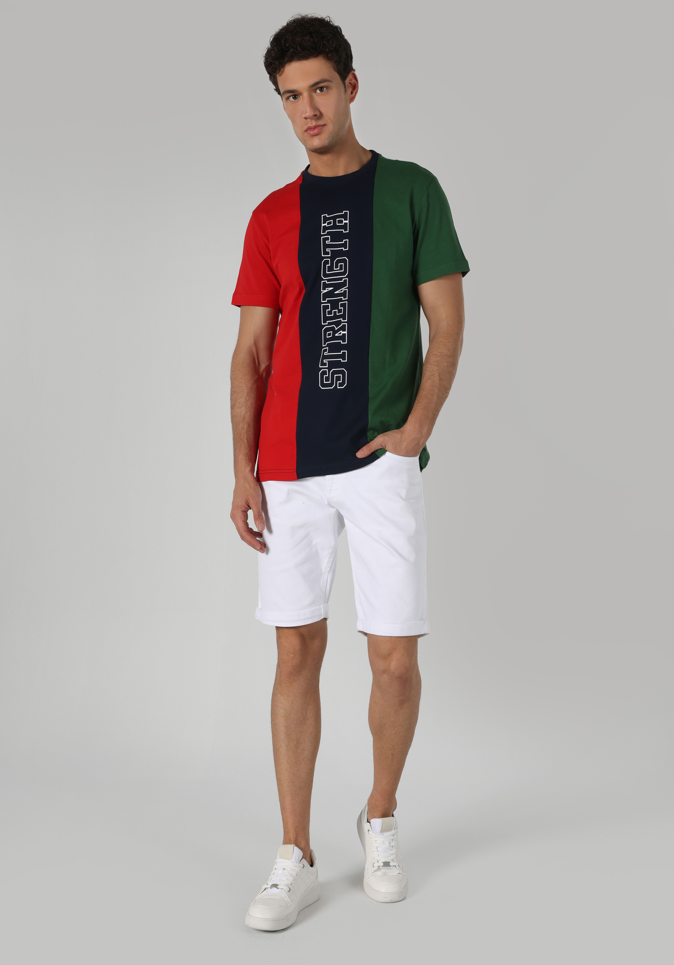 Afișați detalii pentru Tricou Cu Maneca Scurta De Barbati Albastru Marin Comfort Fit  Cl1063364