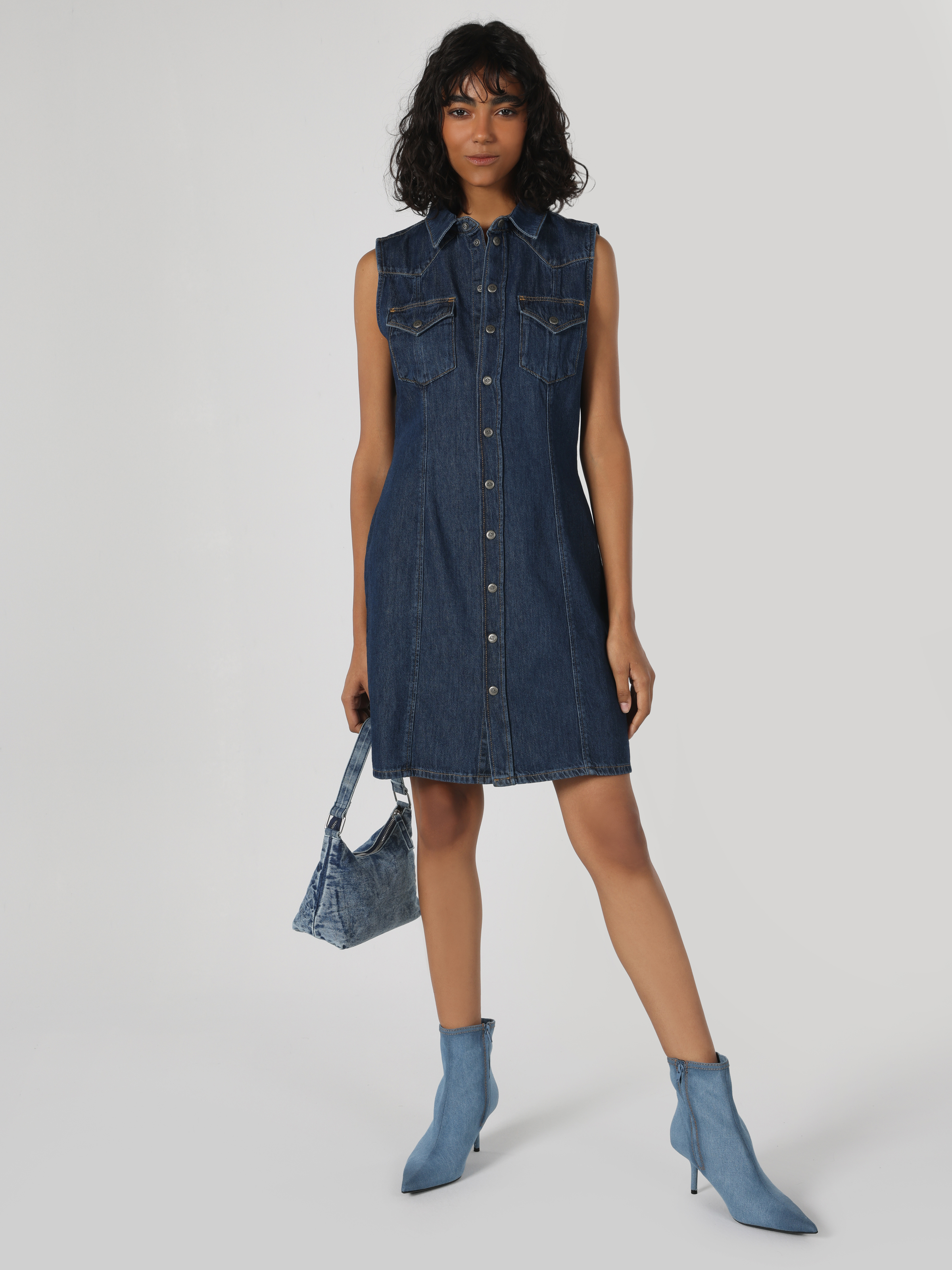 Afișați detalii pentru Rochie De Dama Albastru Slim Fit  Cl1063506