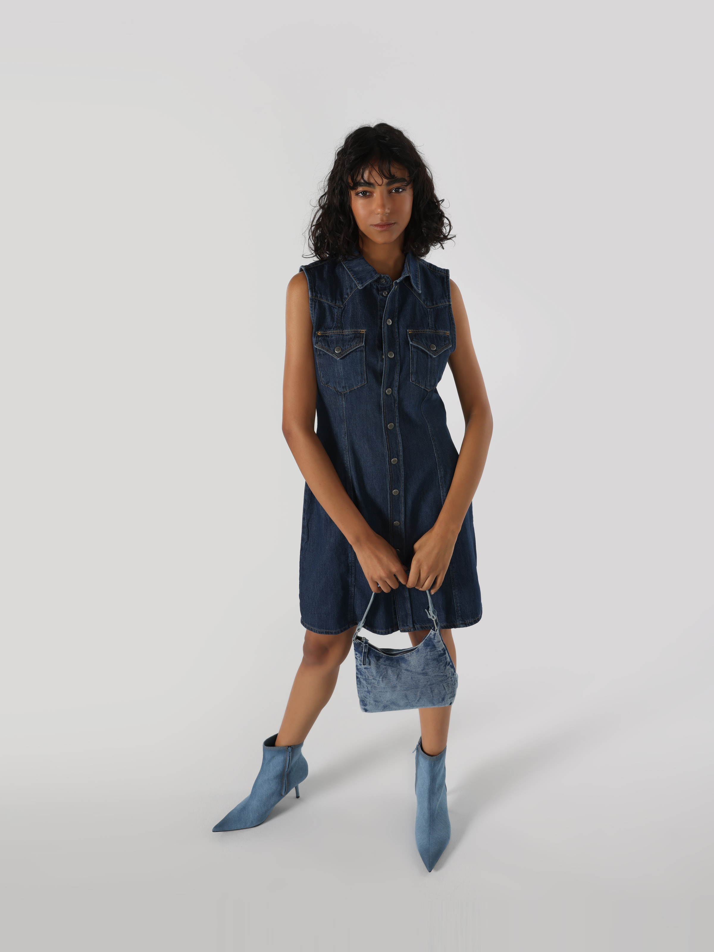 Afișați detalii pentru Rochie De Dama Albastru Slim Fit  Cl1063506