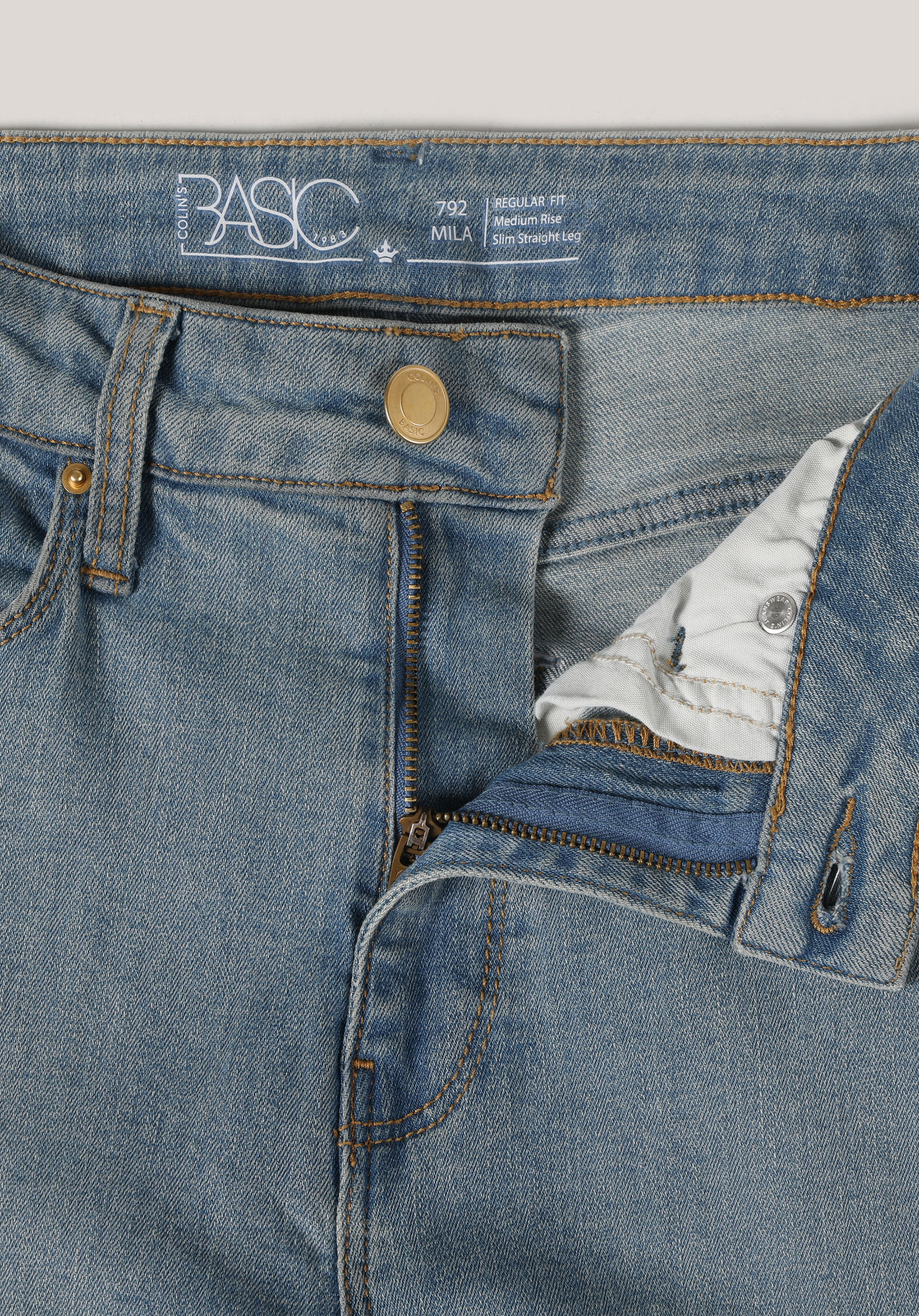 Afișați detalii pentru Pantaloni De Dama Denim Regular Fit 792 MILA CL1064513