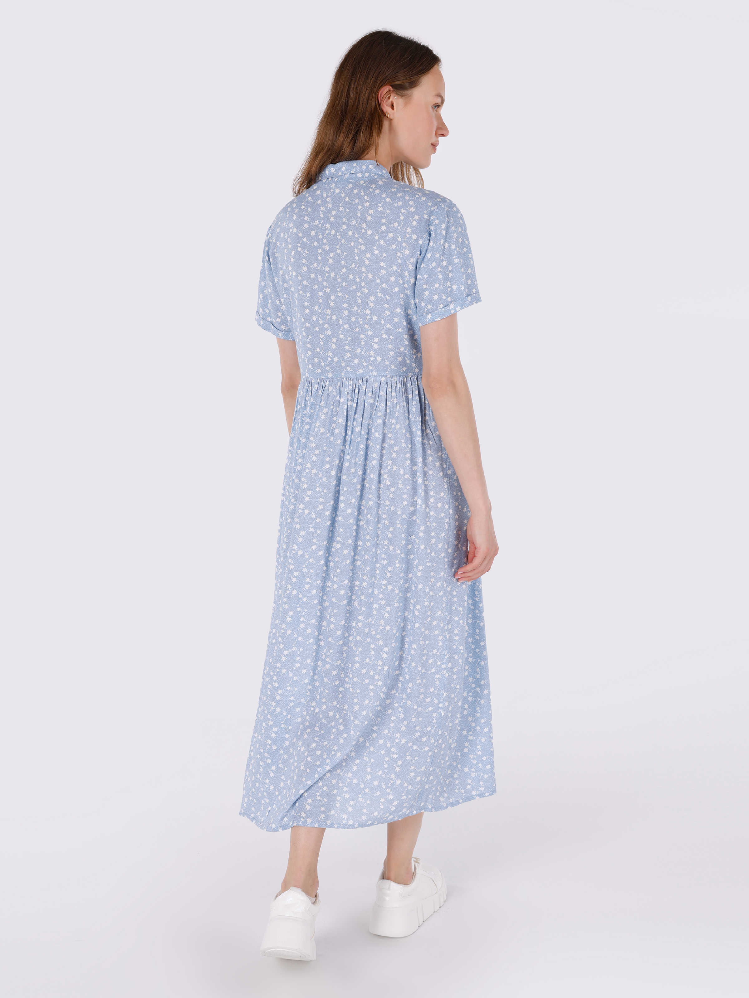 Afișați detalii pentru Rochie Albastră Pentru Femei Regular Fit