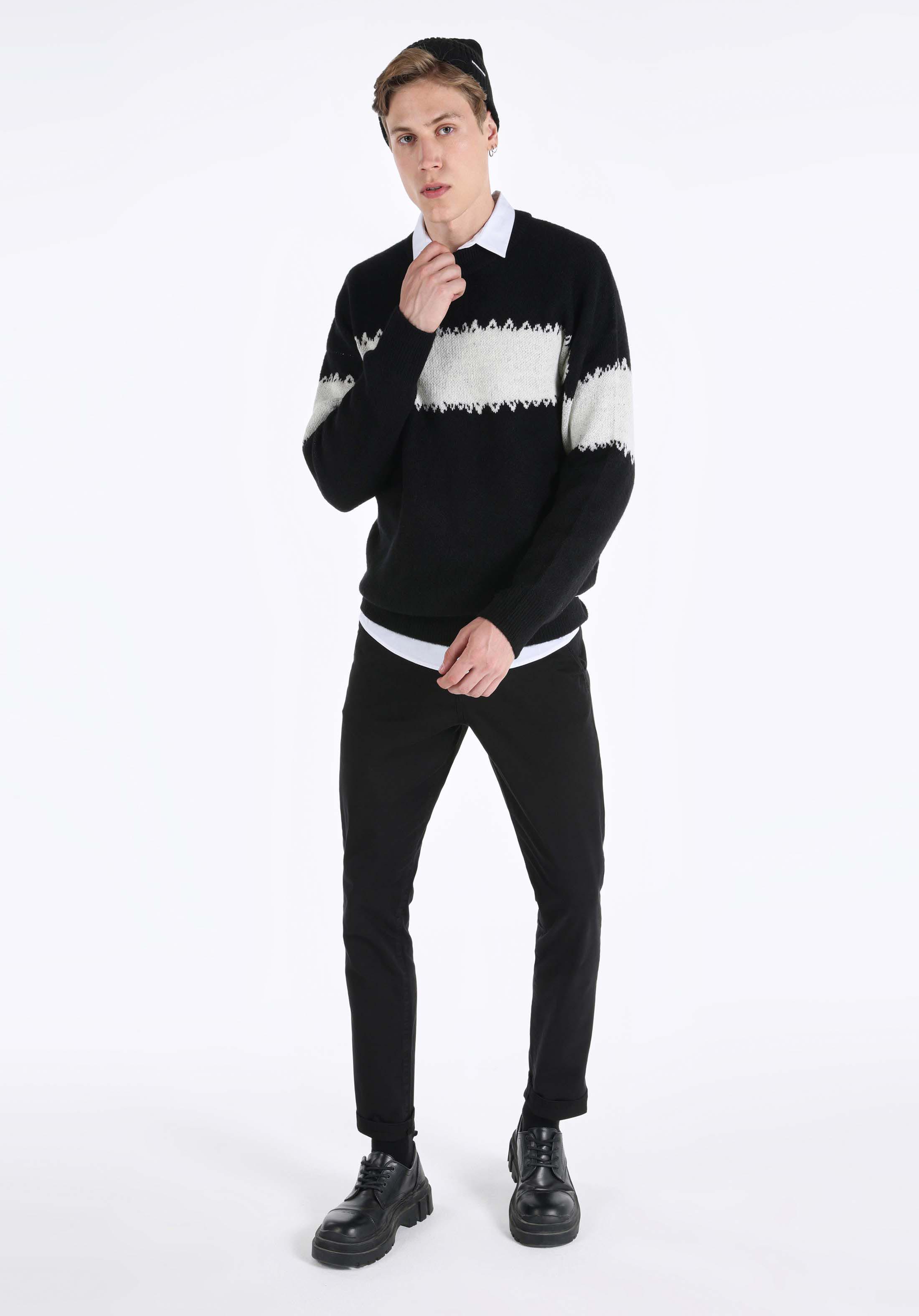 Afișați detalii pentru Pulover De Barbati Negru   Cl1065738