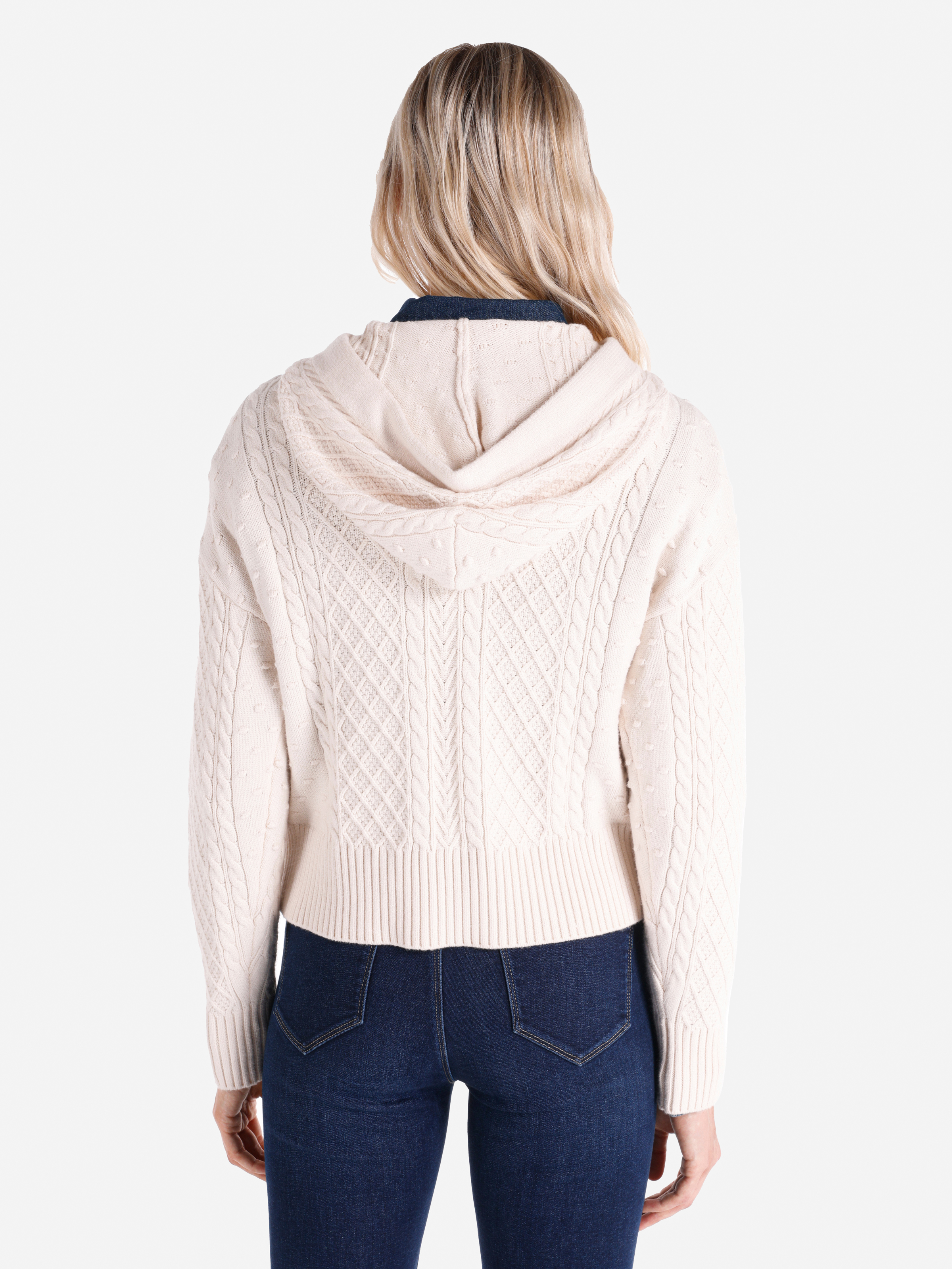 Afișați detalii pentru Pulover De Dama Ecru Regular Fit  Cl1065288