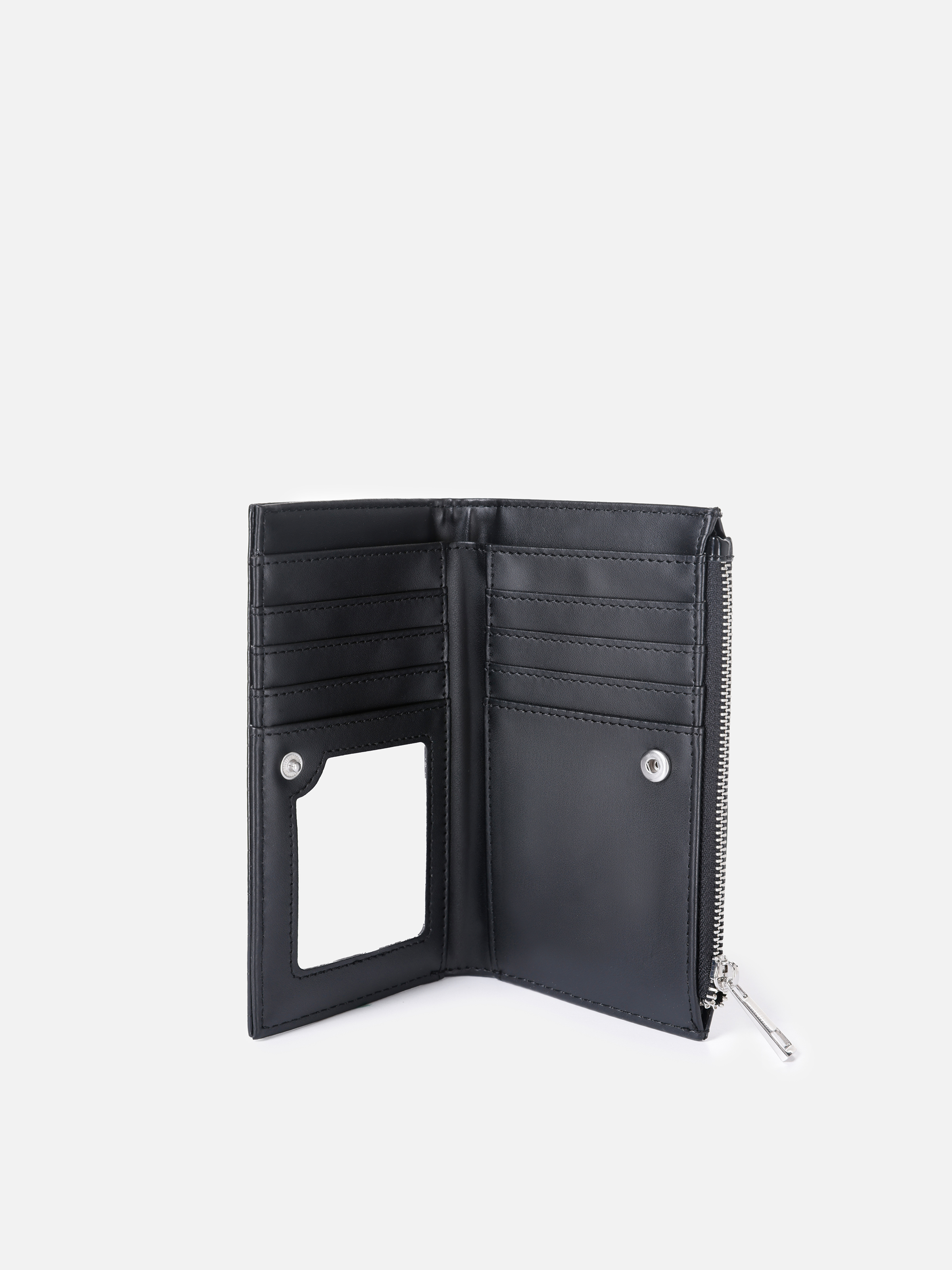 Afișați detalii pentru Portofel De Dama Negru Modern Fit  CL1063133