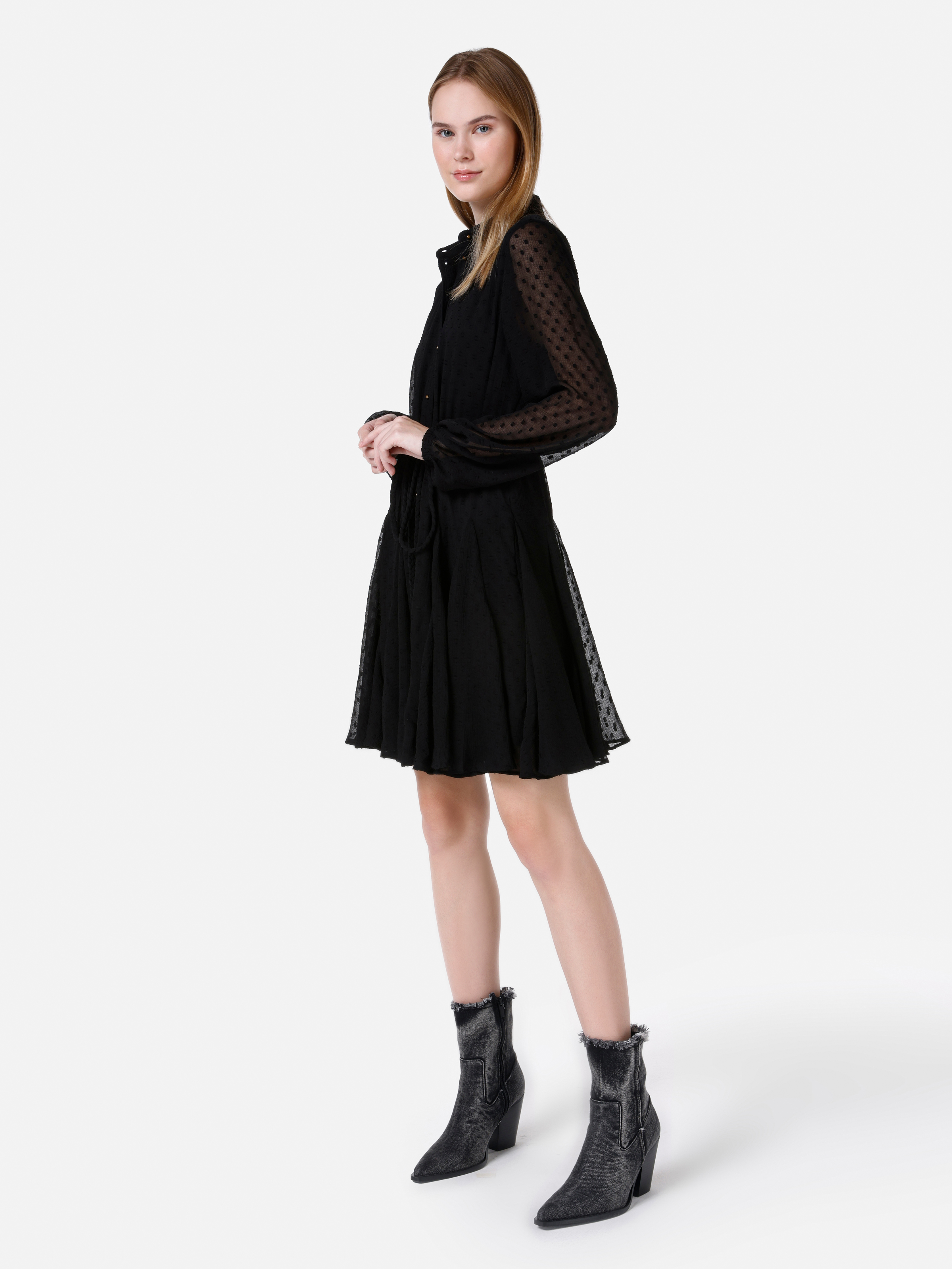 Afișați detalii pentru Rochie De Dama Negru Regular Fit  Cl1067331