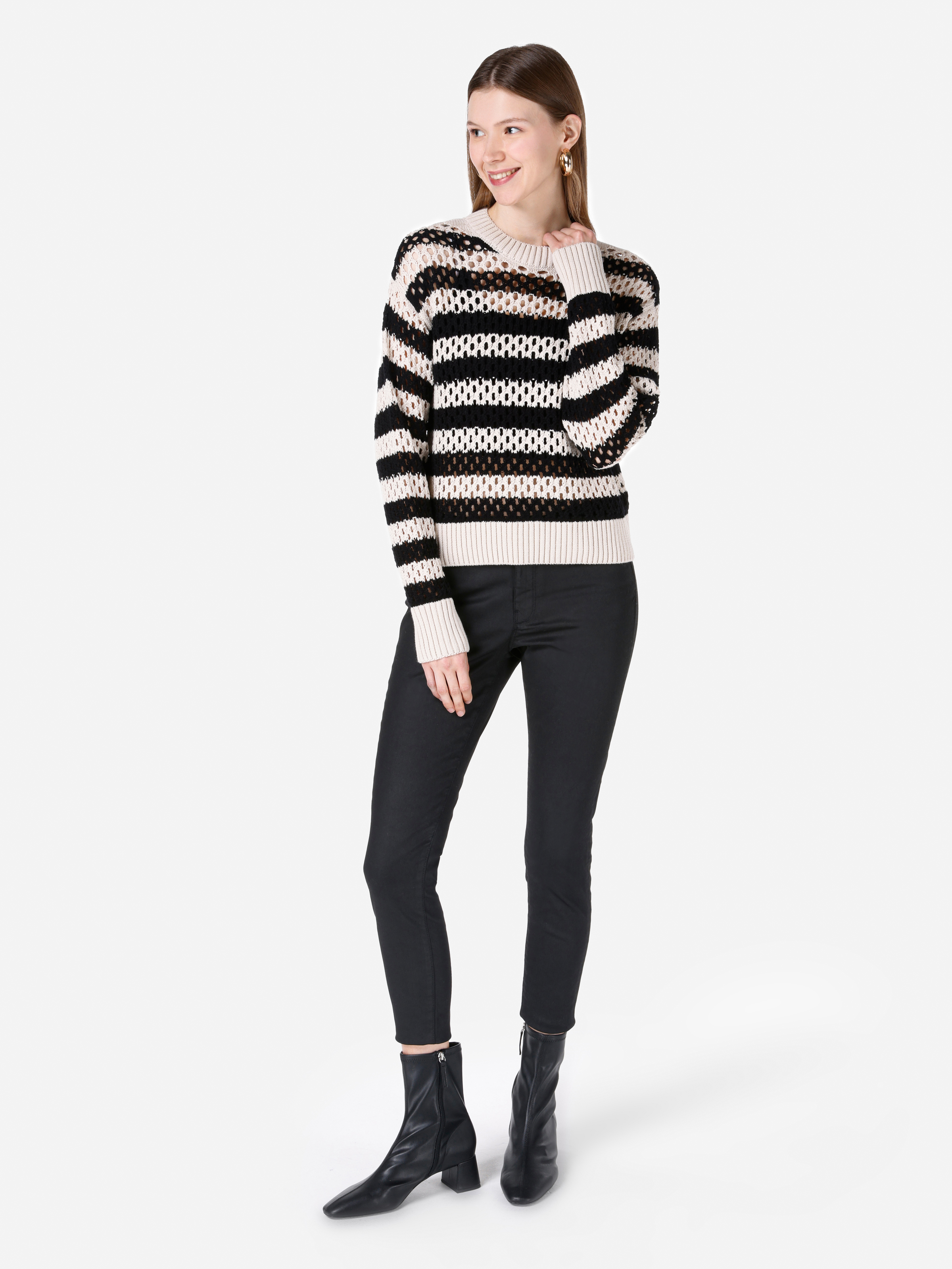 Afișați detalii pentru Pulover De Dama Negru Regular Fit  Cl1067375