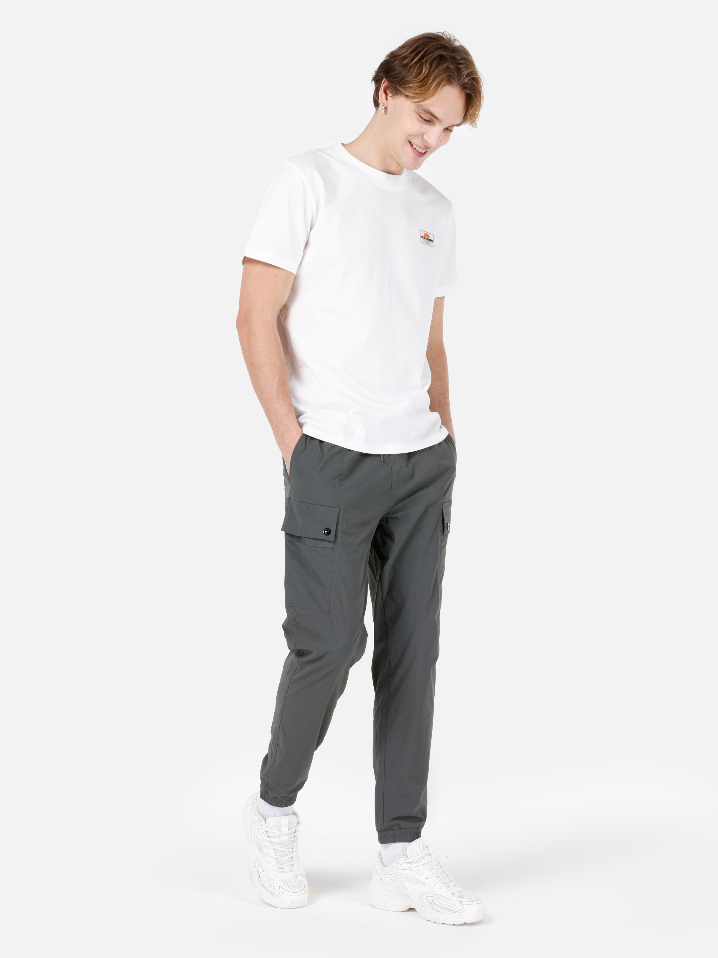 Afișați detalii pentru Pantaloni De Barbati Kaki Slim Fit  CL1068256