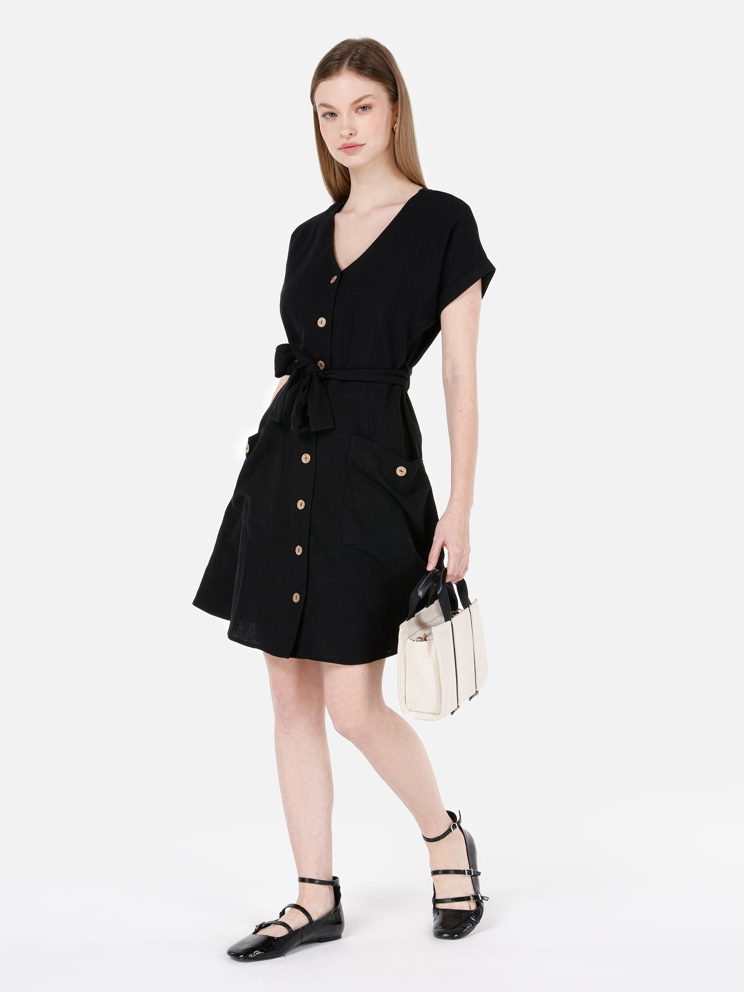 Afișați detalii pentru Rochie De Dama Negru Regular Fit  Cl1068537