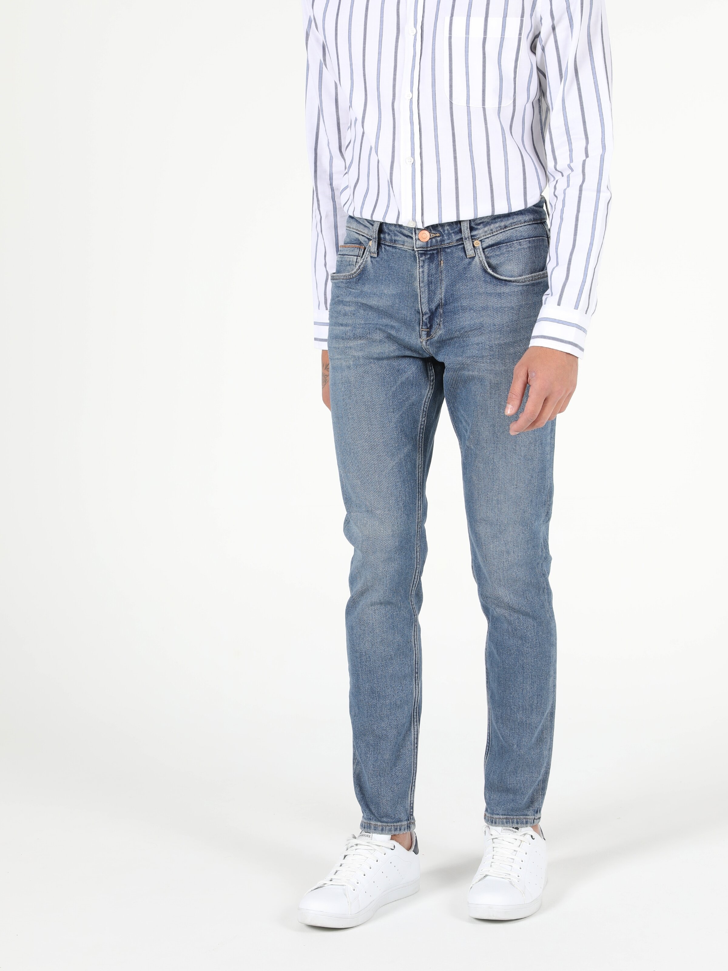 Afișați detalii pentru Pantaloni De Barbati Denim Slim Fit 041 Danny Cl1050581