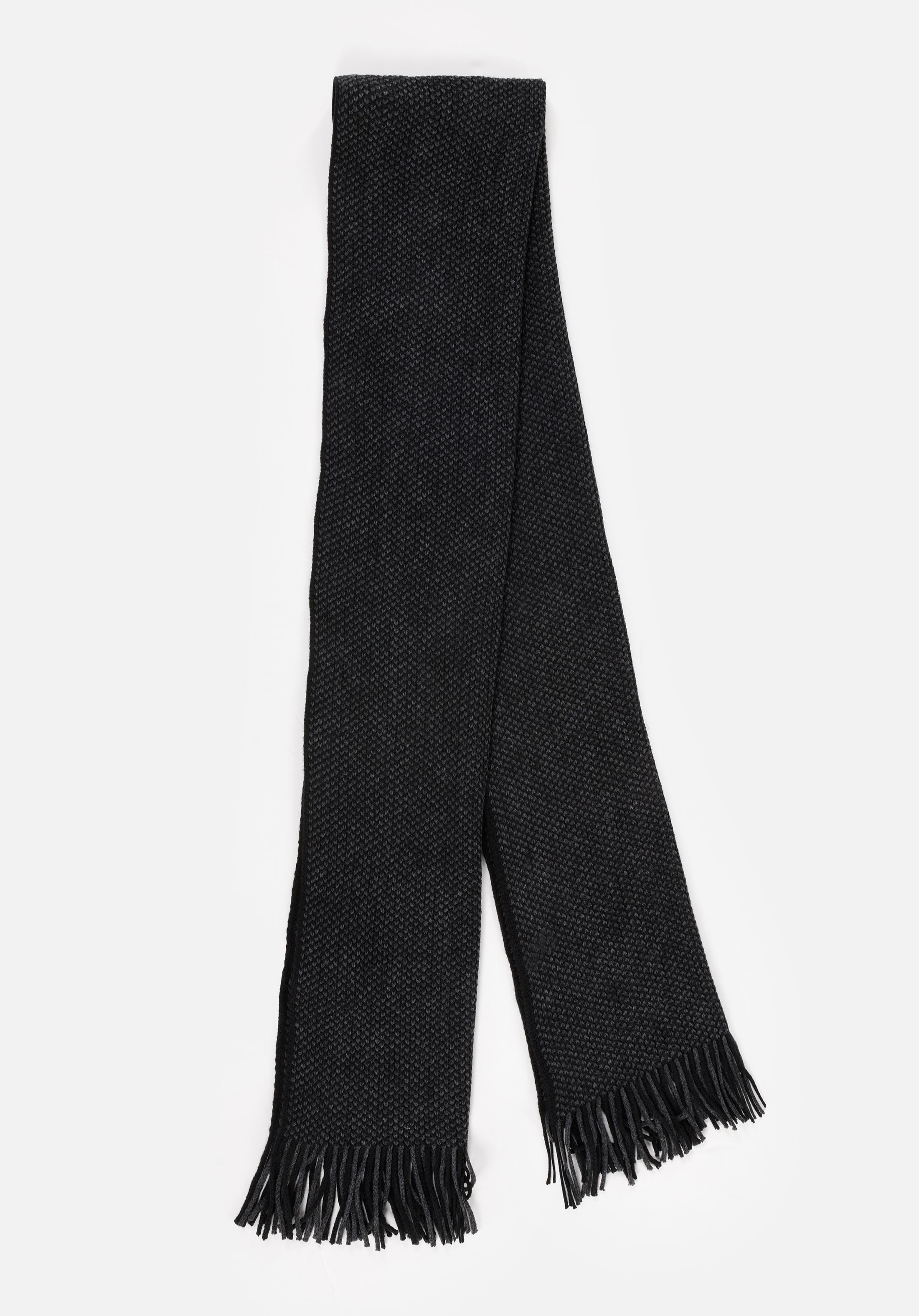 Afișați detalii pentru Eșarfă Neagră Pentru Bărbați