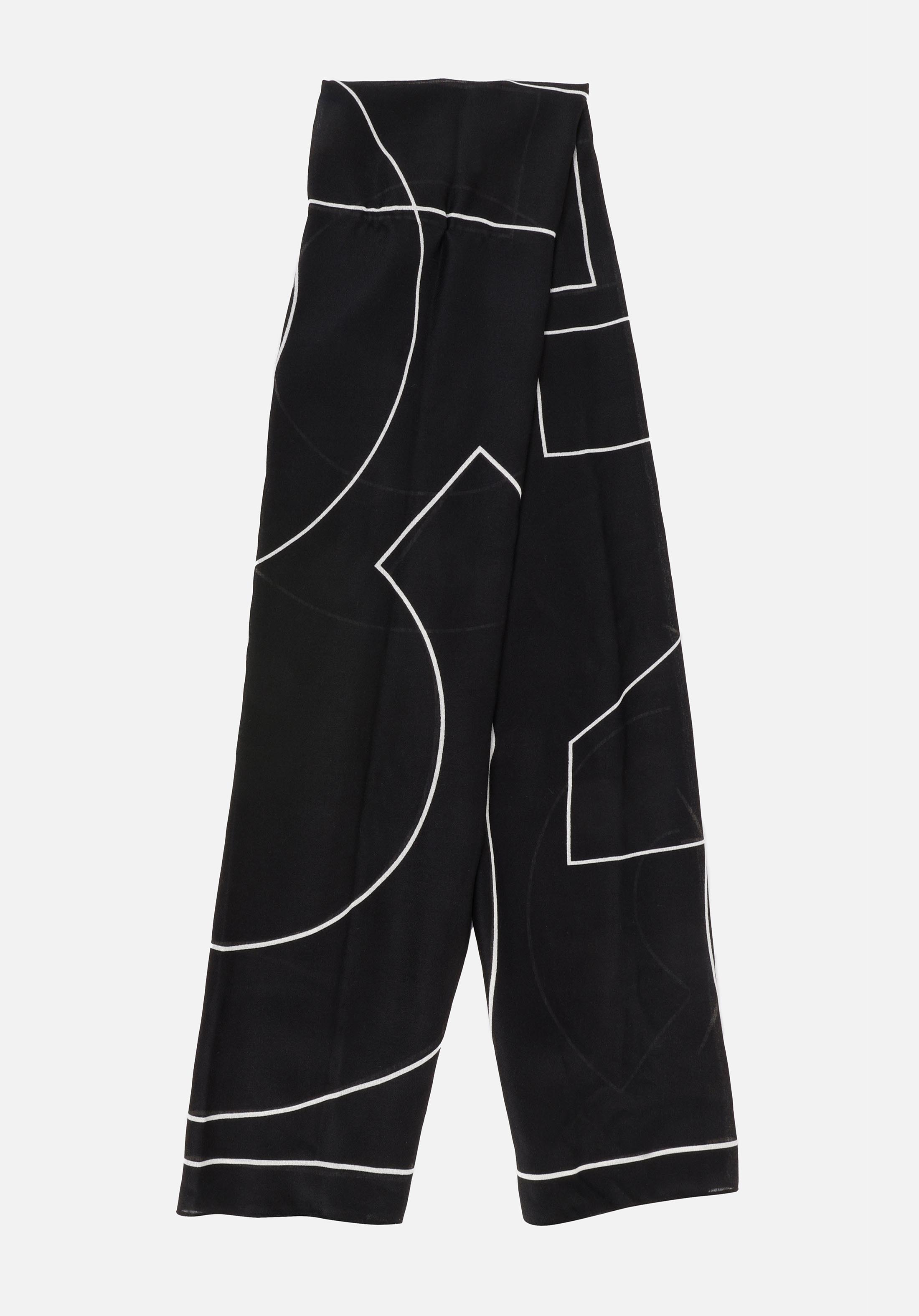 Afișați detalii pentru Eșarfă Neagră Pentru Femei