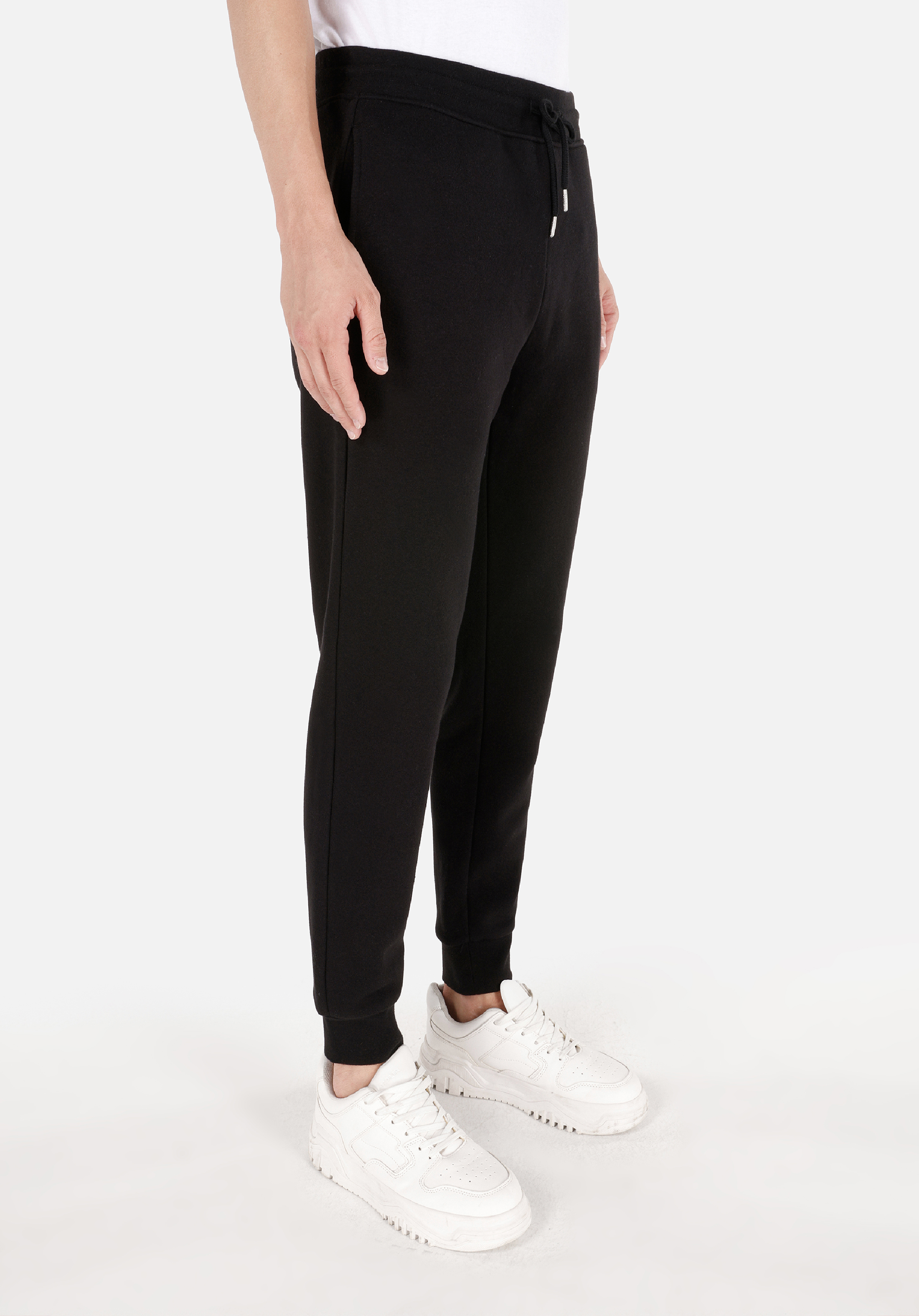 Afișați detalii pentru Pantaloni De Trening De Barbati Negru Slim Fit  CL1059874