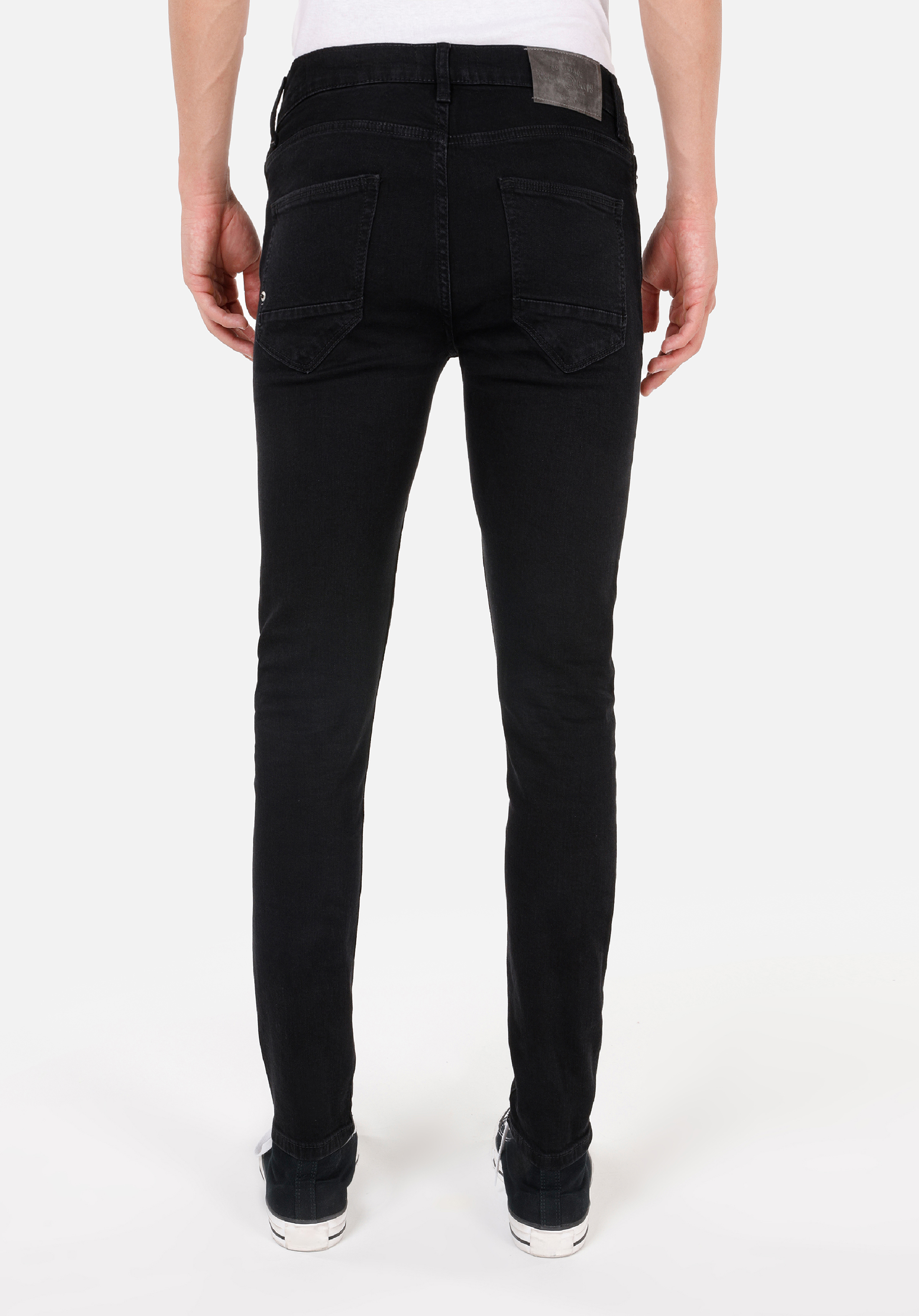 Afișați detalii pentru Pantaloni De Barbati Albastru Marin Skinny Fit 040 ALEX CL1070537