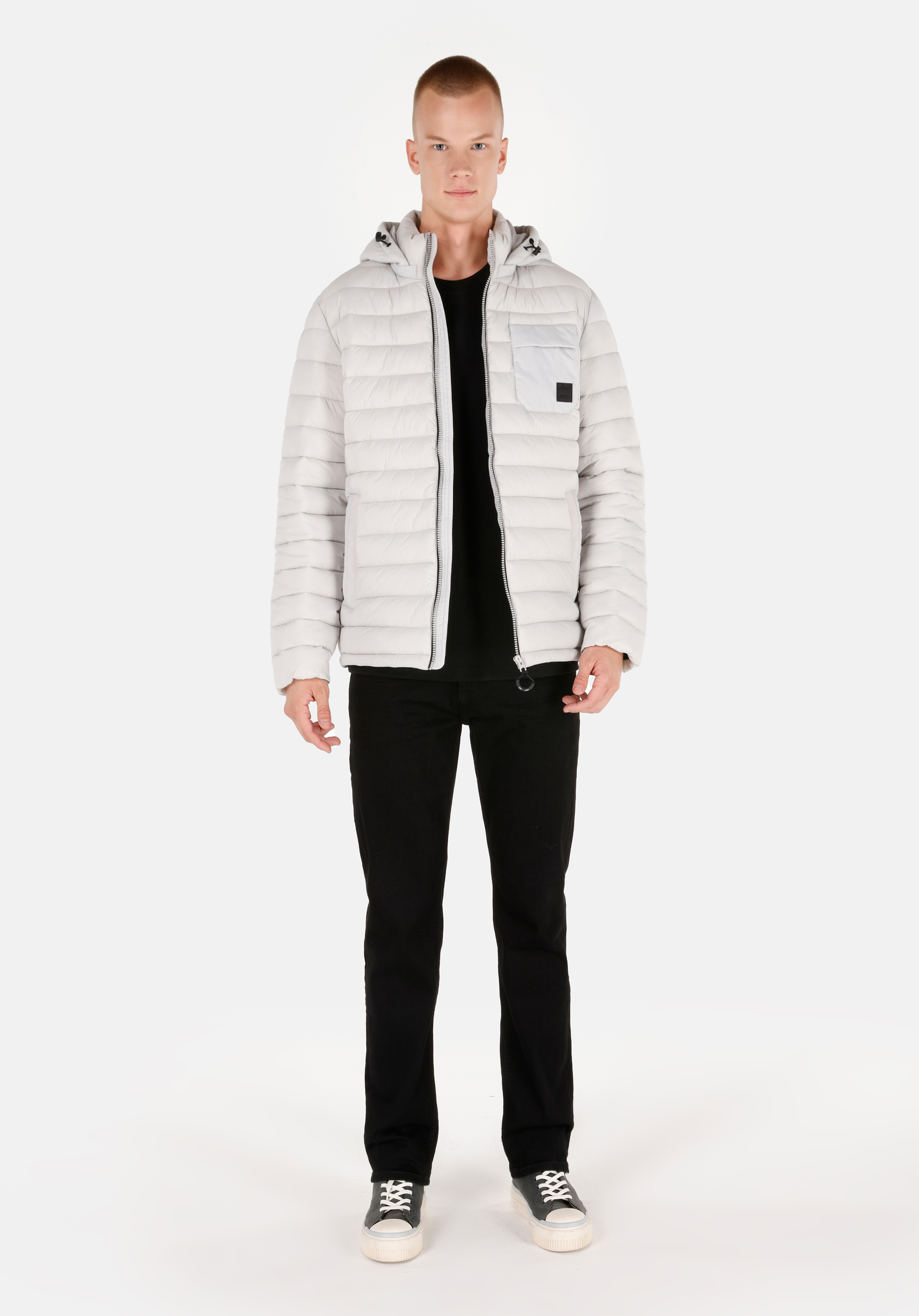 Afișați detalii pentru Jacheta De Barbati Alb Slim Fit  Cl1071235