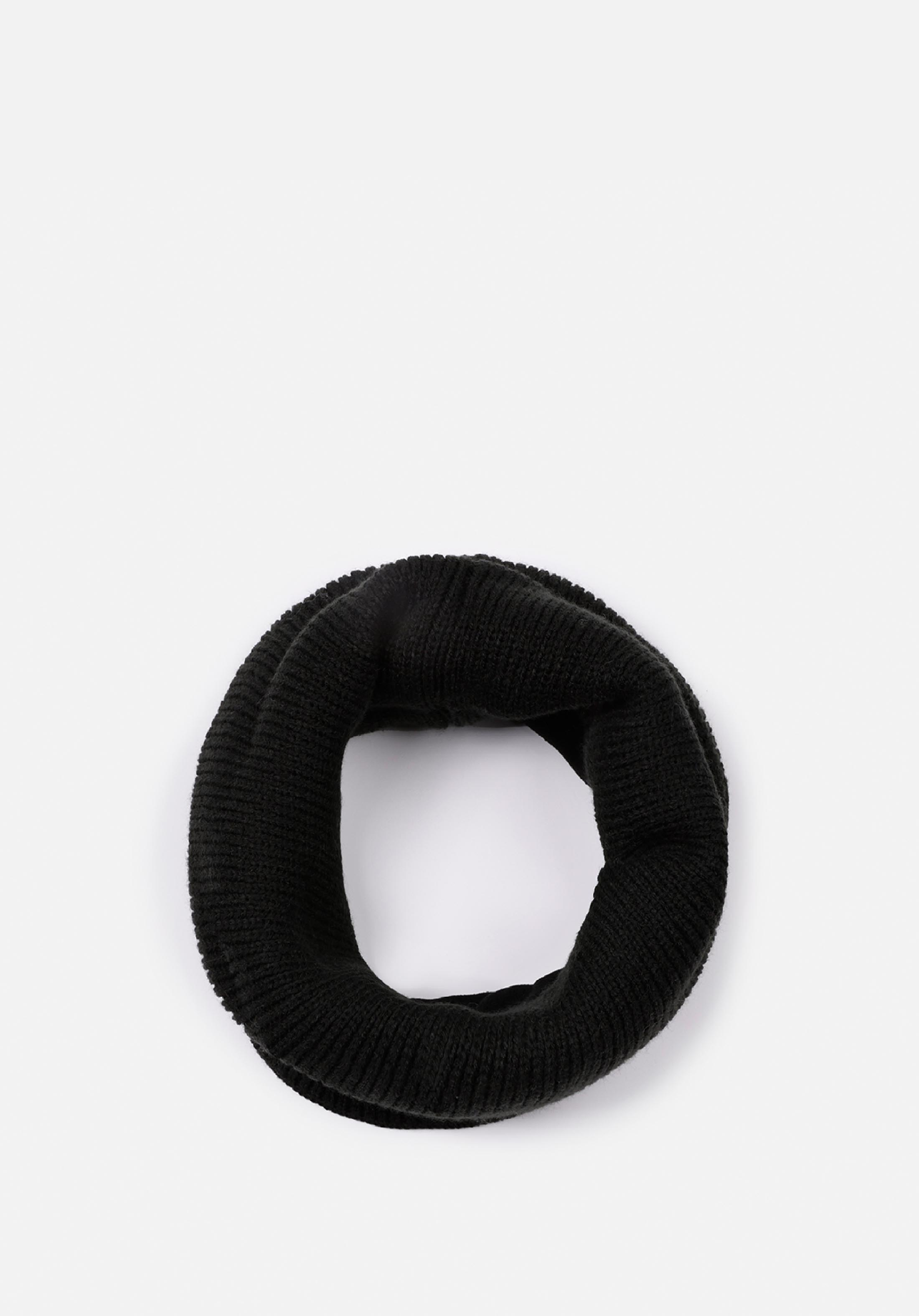 Afișați detalii pentru Eșarfă Neagră Pentru Bărbați