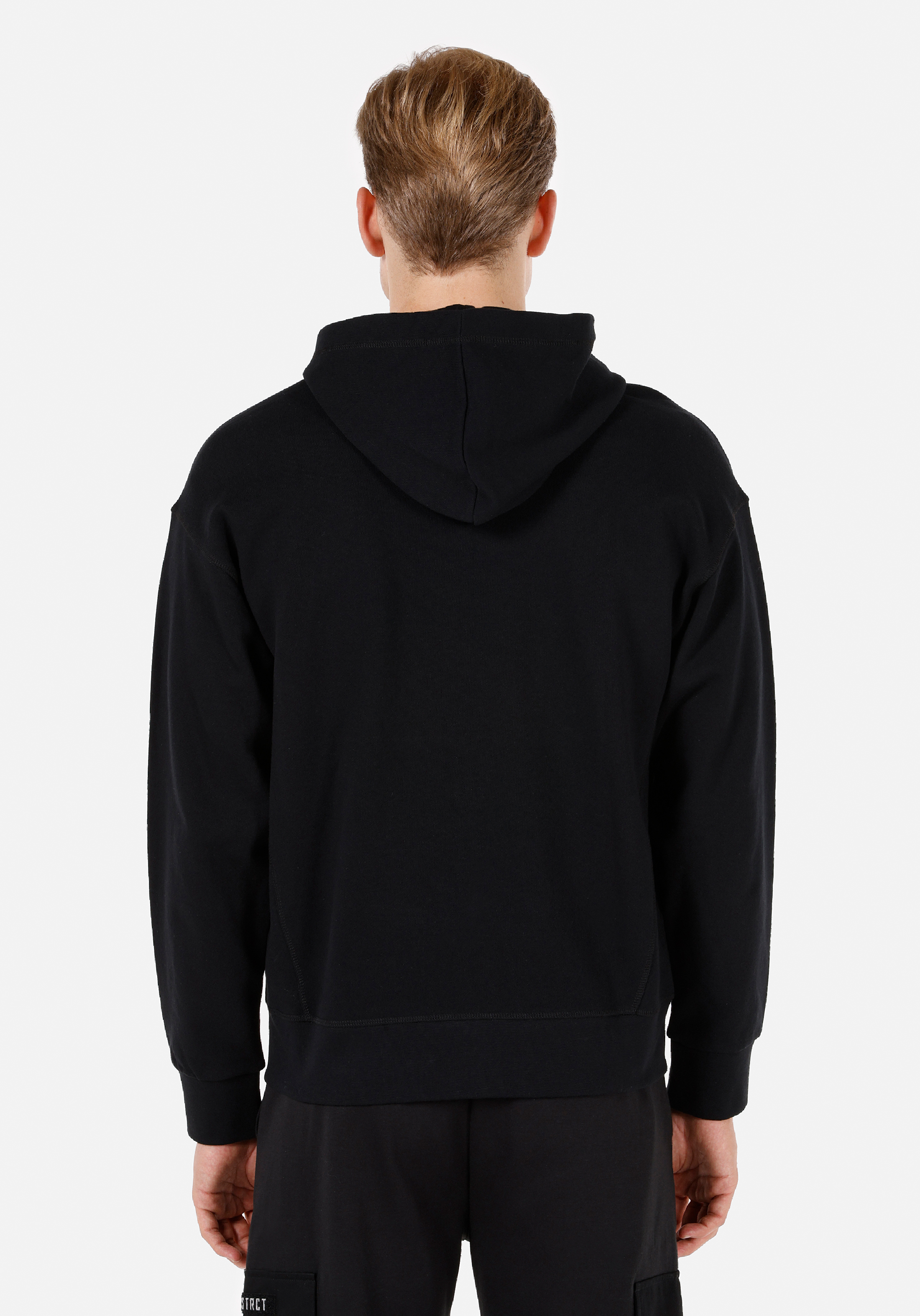 Afișați detalii pentru Hanorac / Bluza De Barbati Negru Oversize Fit  Cl1070807