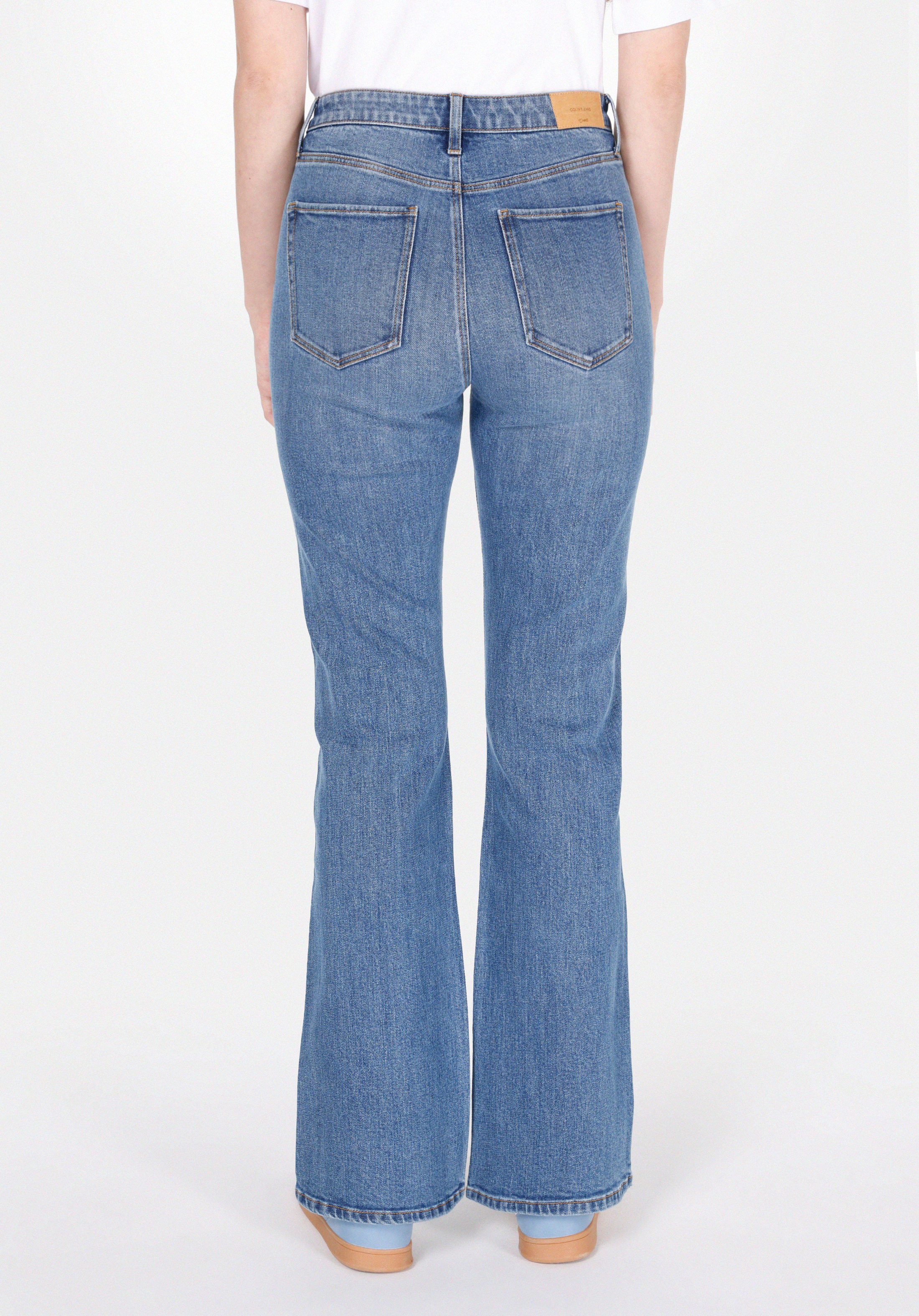Afișați detalii pentru Pantaloni De Dama Albastru Regular Fit 791 Monica Cl1074400