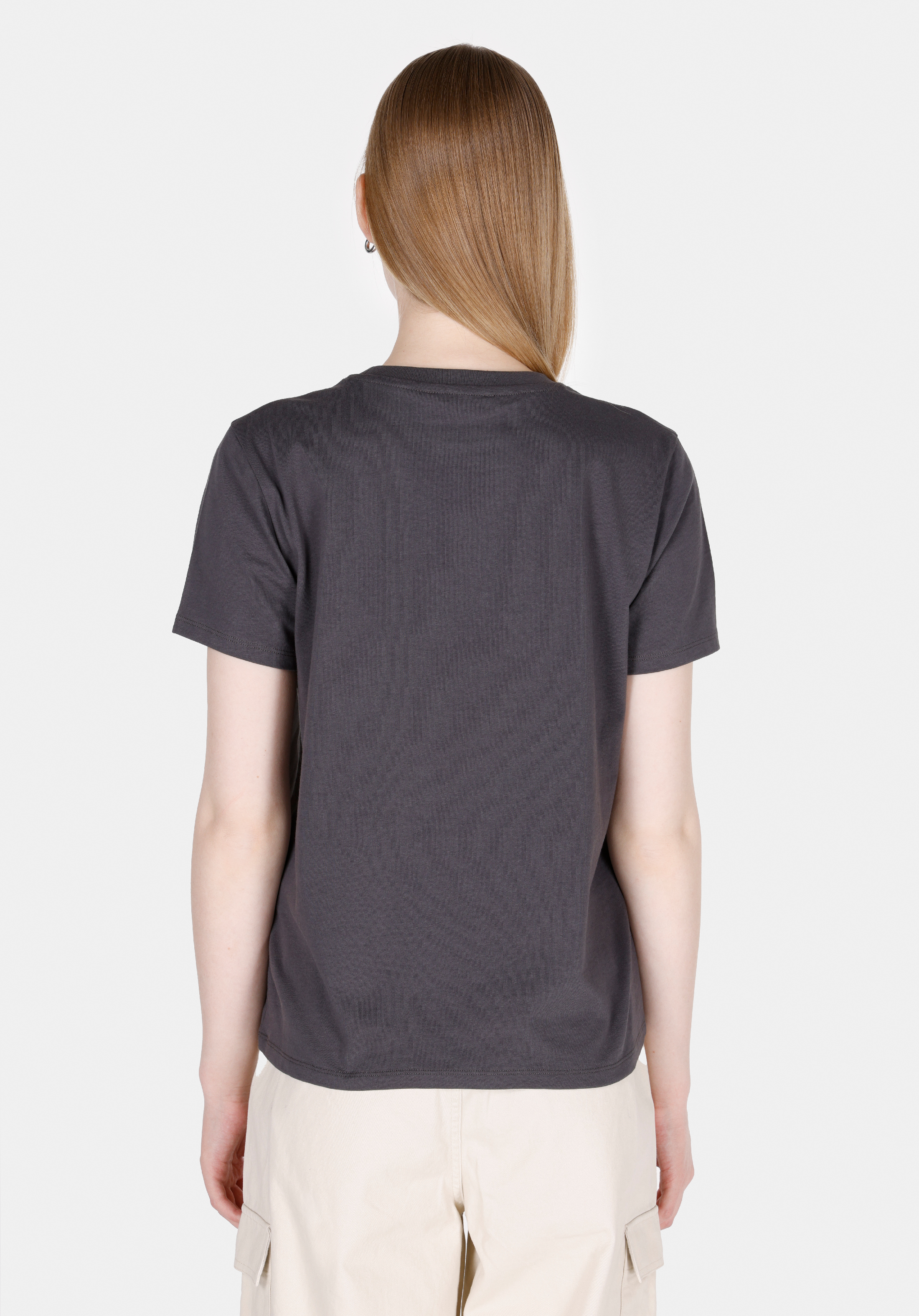 Afișați detalii pentru Tricou Cu Maneca Scurta De Dama Antracit Regular Fit  Cl1073474