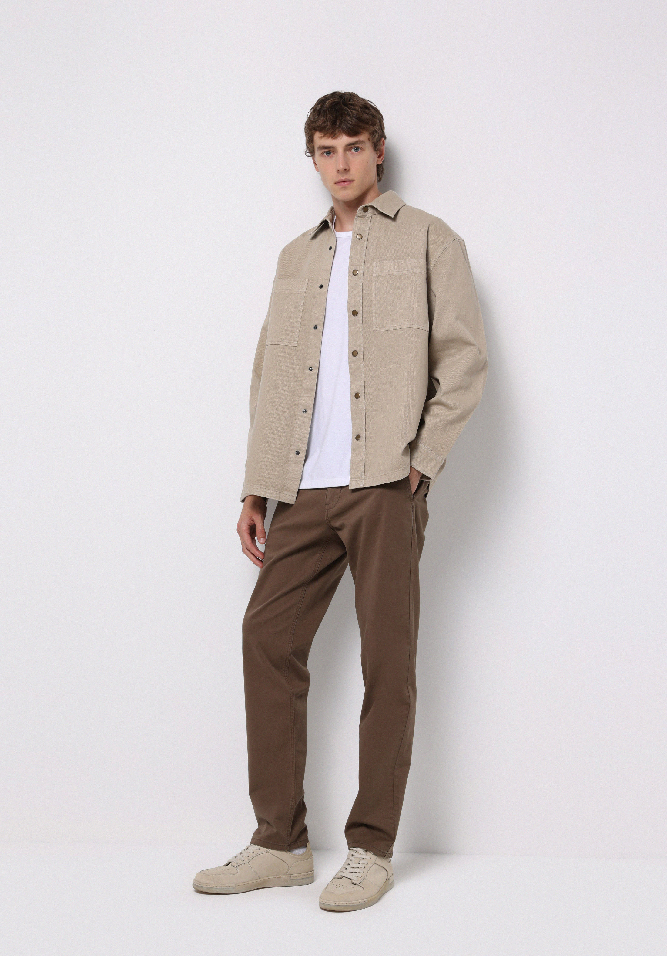 Afișați detalii pentru Pantaloni De Barbati Maro Regular Fit  Cl1049750