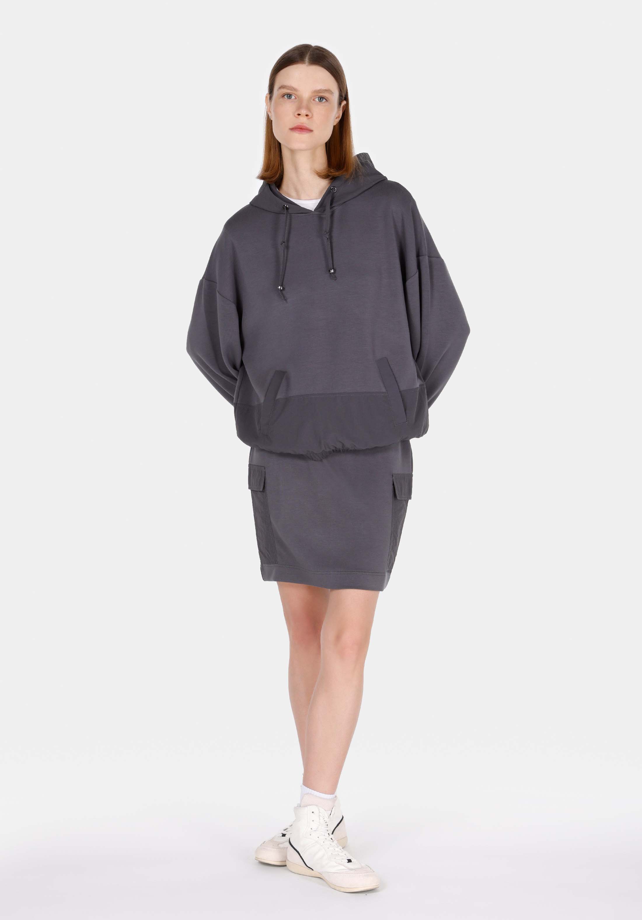 Afișați detalii pentru Hanorac / Bluza De Dama Antracit Regular Fit  Cl1071154