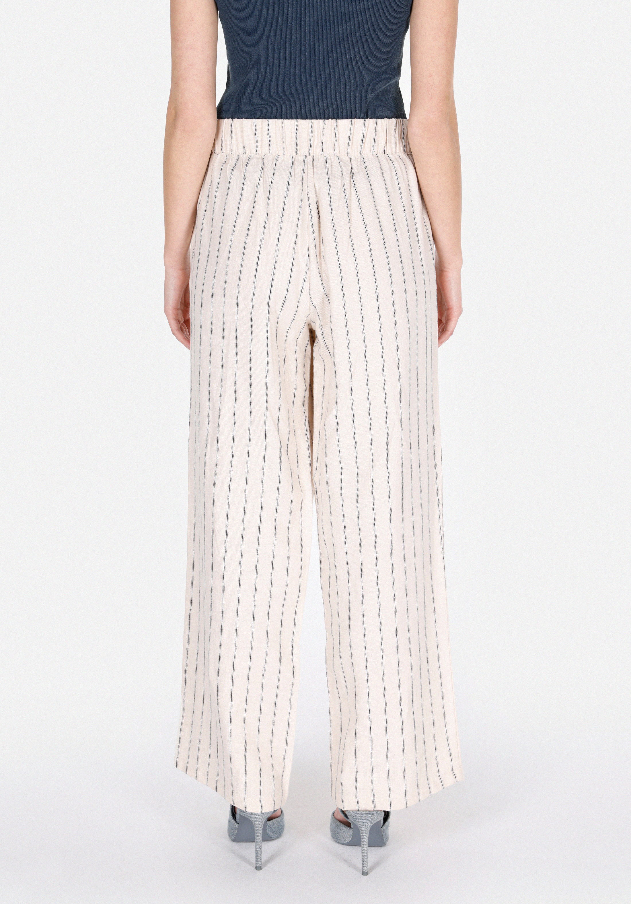 Afișați detalii pentru Pantaloni De Dama Ecru Regular Fit  Cl1074667