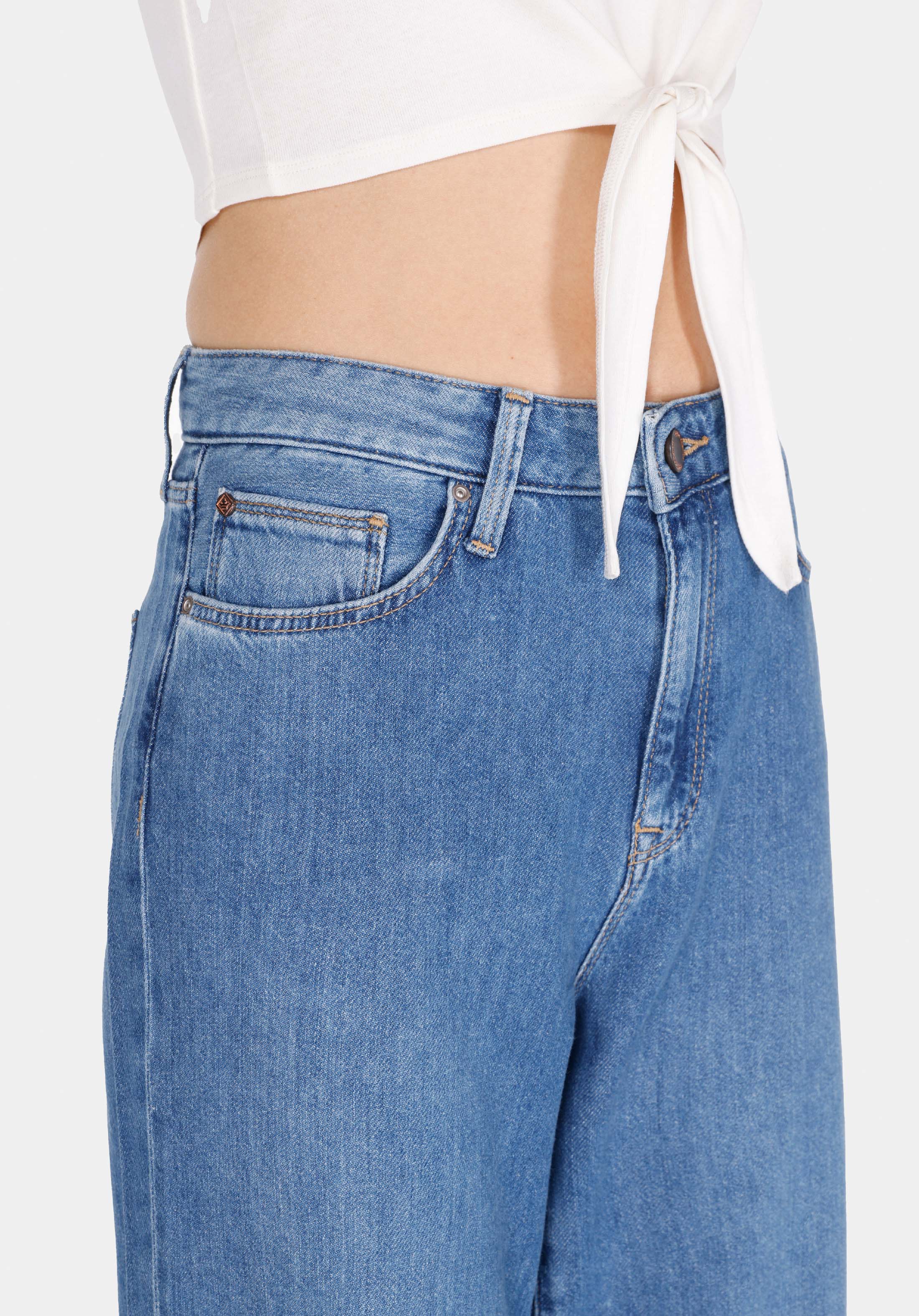 Afișați detalii pentru Pantaloni De Dama Albastru Regular Fit 970 Berry Cl1073227