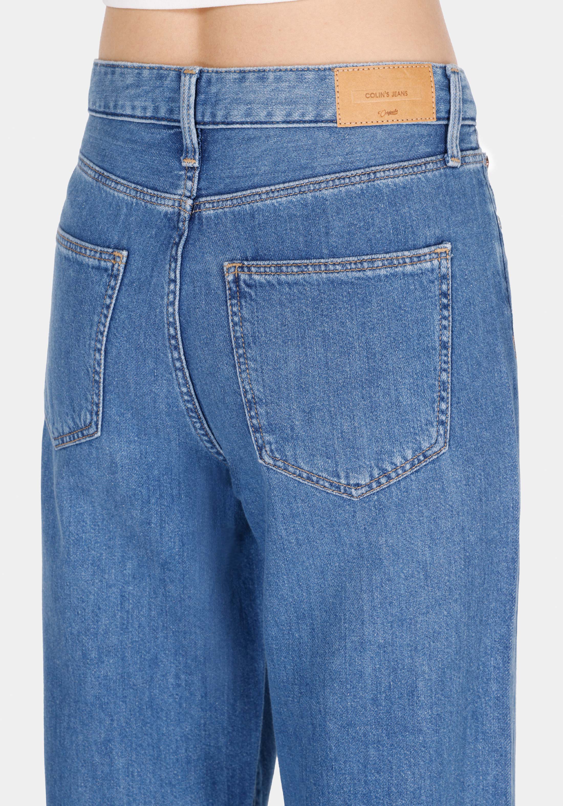 Afișați detalii pentru Pantaloni De Dama Albastru Regular Fit 970 Berry Cl1073227