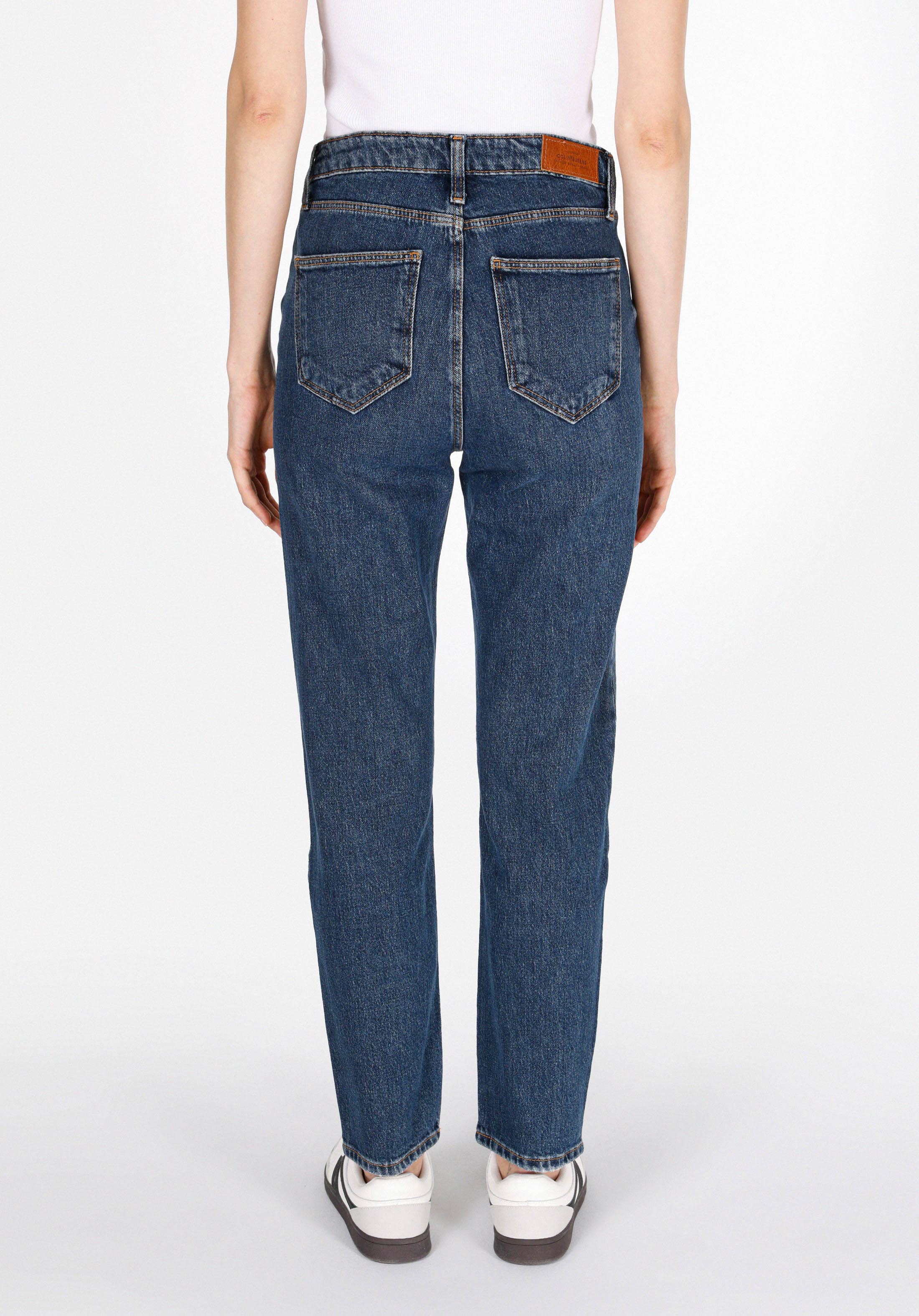 Afișați detalii pentru Pantaloni De Dama Albastru Slim Fit 703 Carla Cl1073493