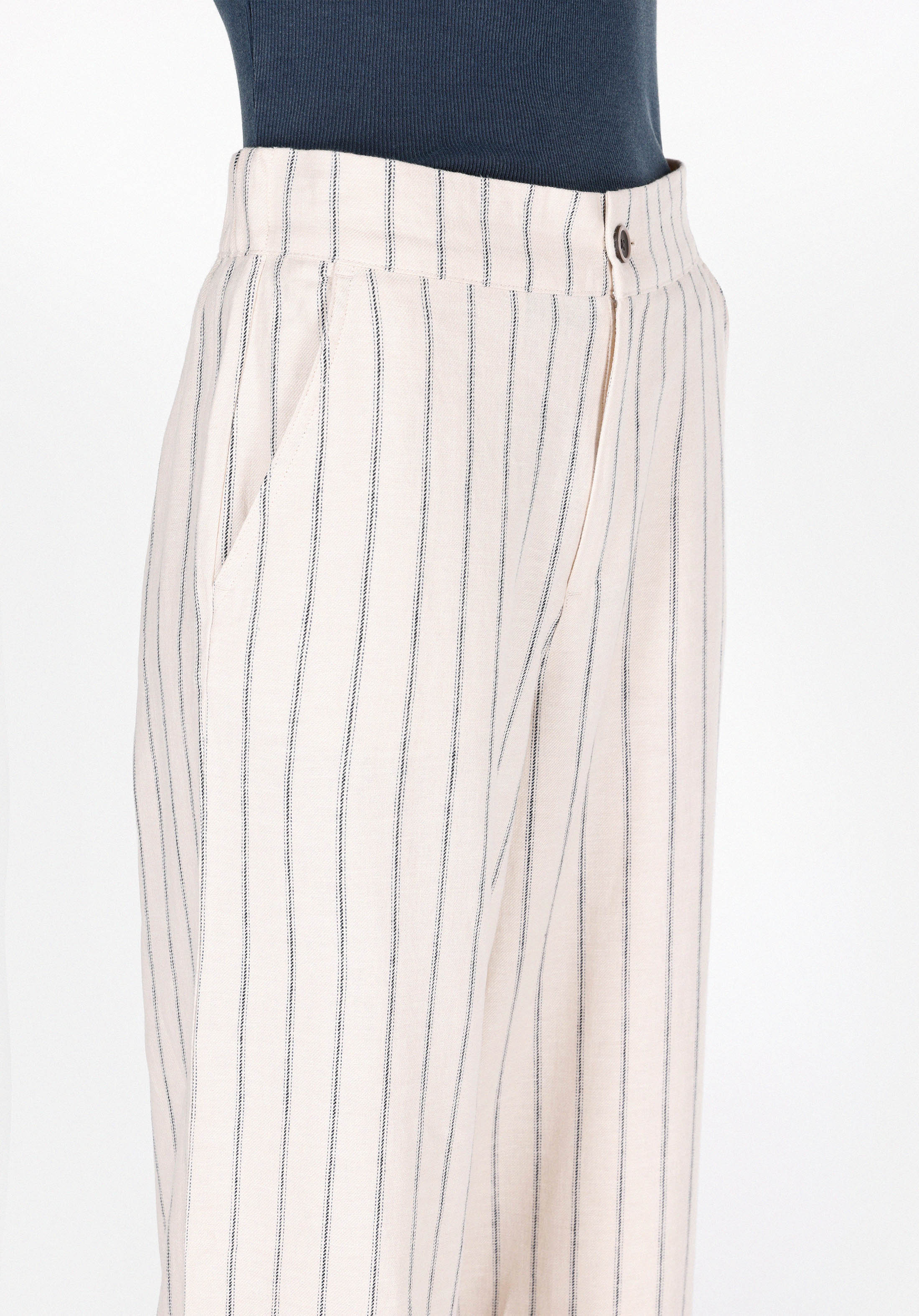 Afișați detalii pentru Pantaloni De Dama Ecru Regular Fit  Cl1074667