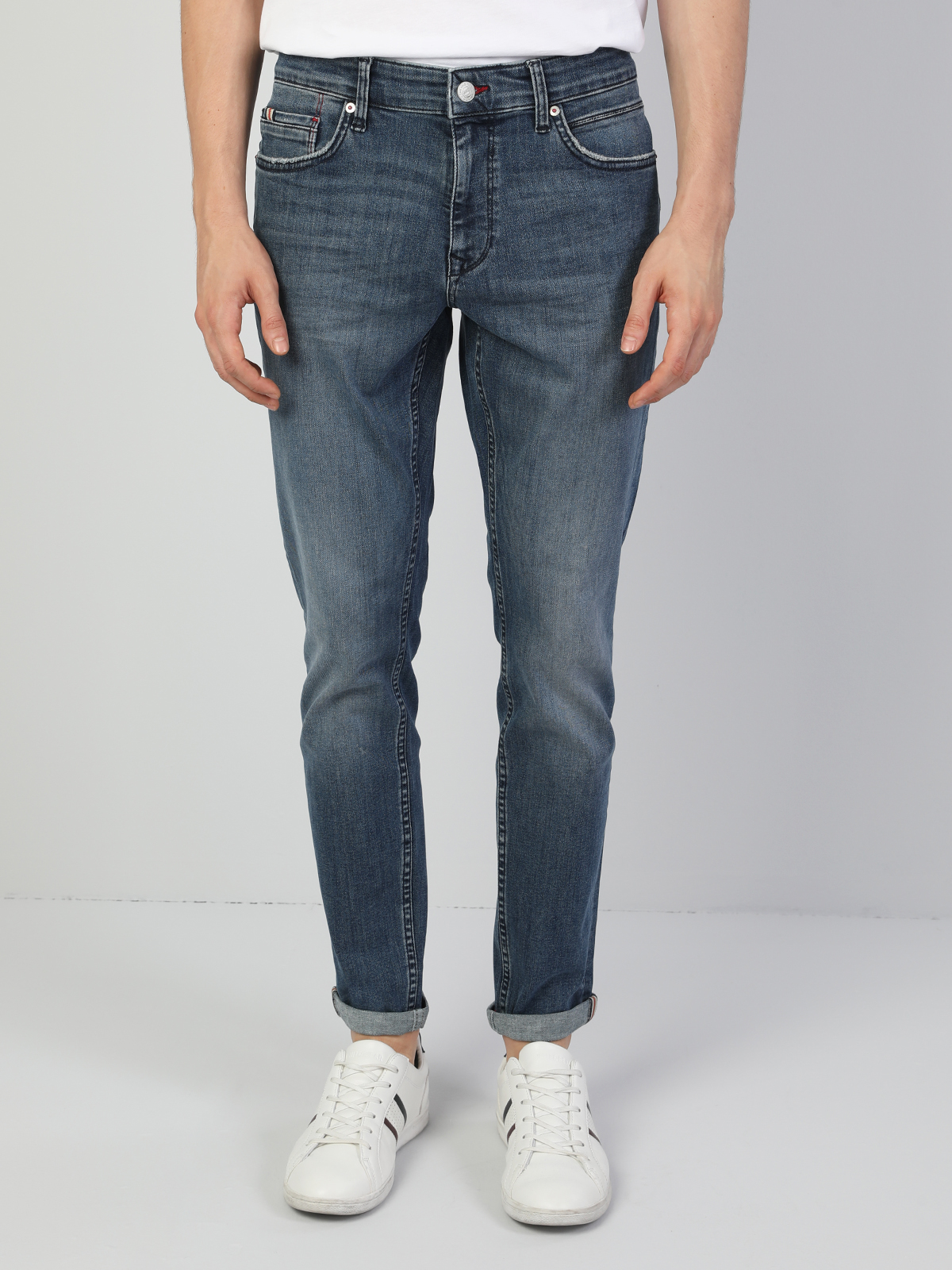 Afișați detalii pentru Pantaloni De Barbati Denim Slim Fit 041 Danny Cl1046617