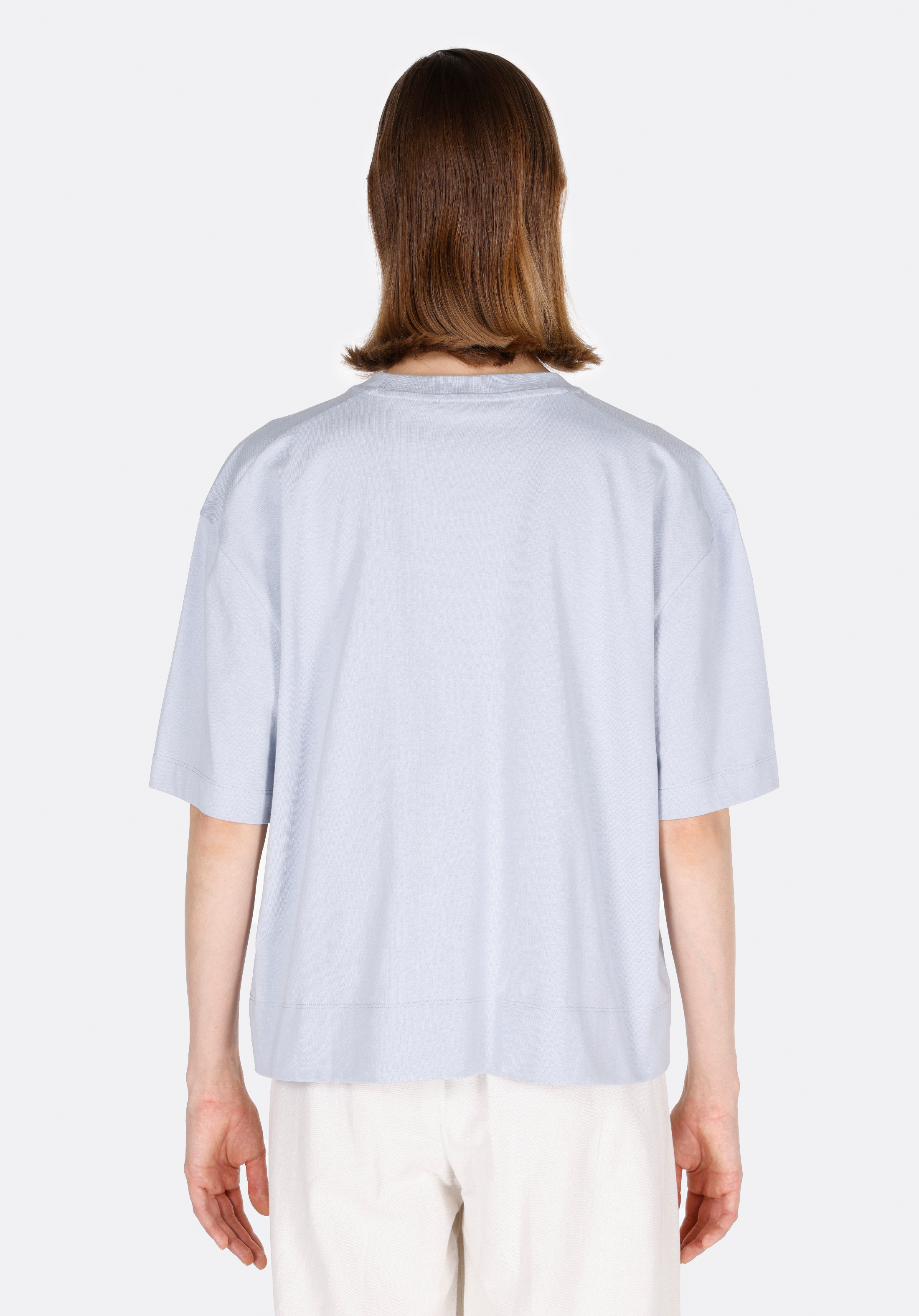 Afișați detalii pentru Tricou Cu Maneca Scurta De Dama Albastru Regular Fit  Cl1072788