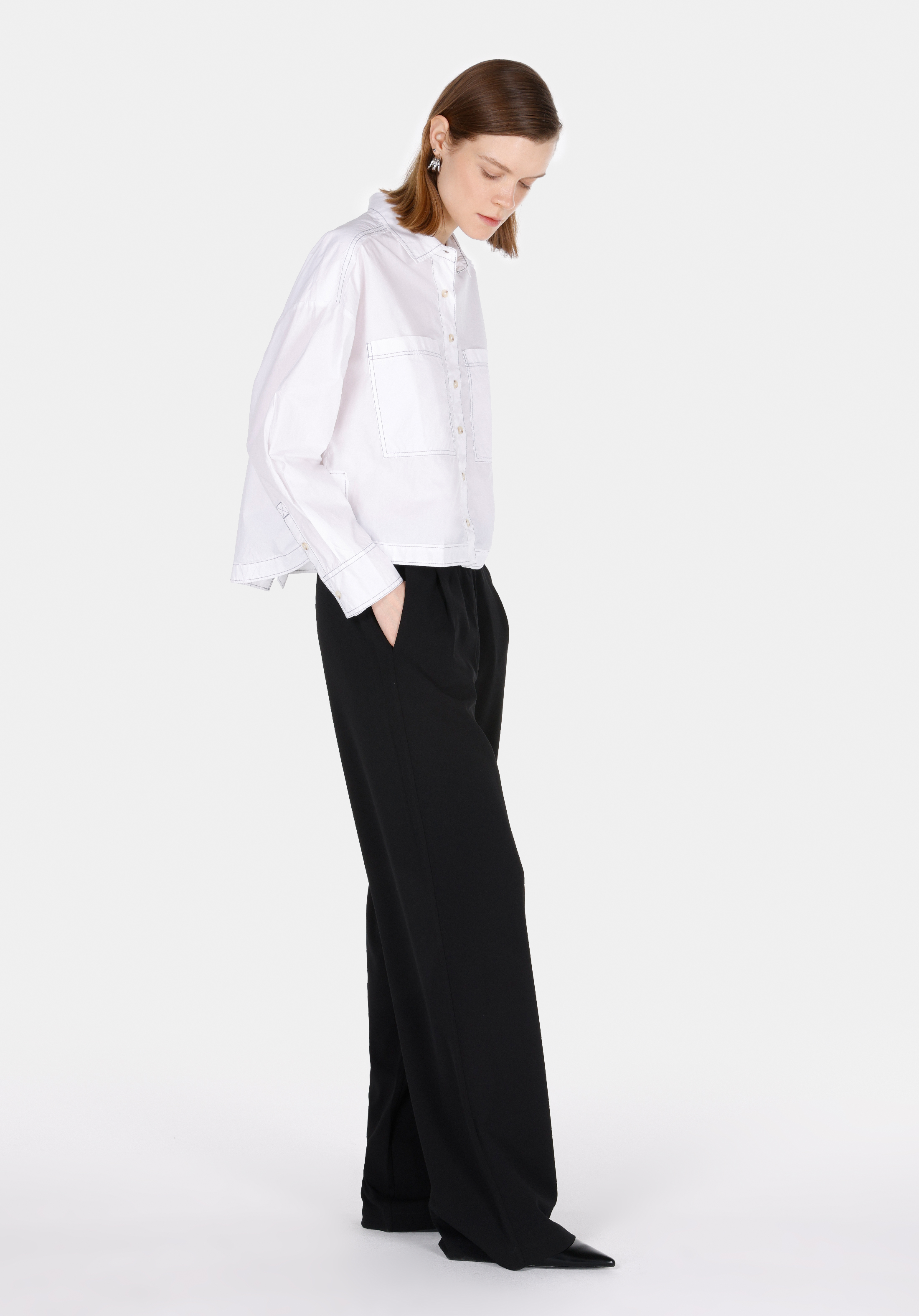 Afișați detalii pentru Pantaloni De Trening De Dama Negru Regular Fit  Cl1073482