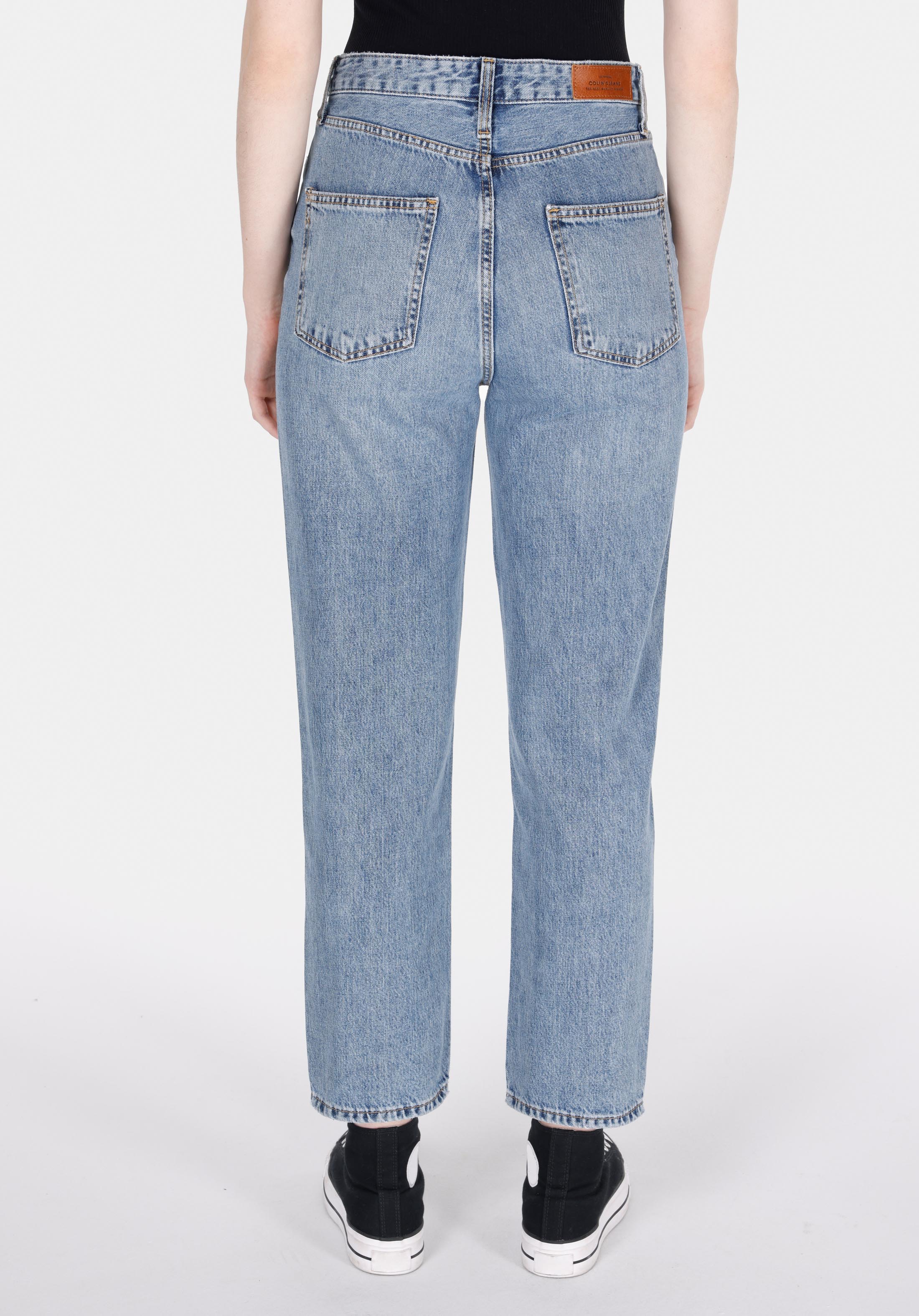 Afișați detalii pentru Pantaloni De Dama Albastru Straight Fit 884 Lauren Cl1073511