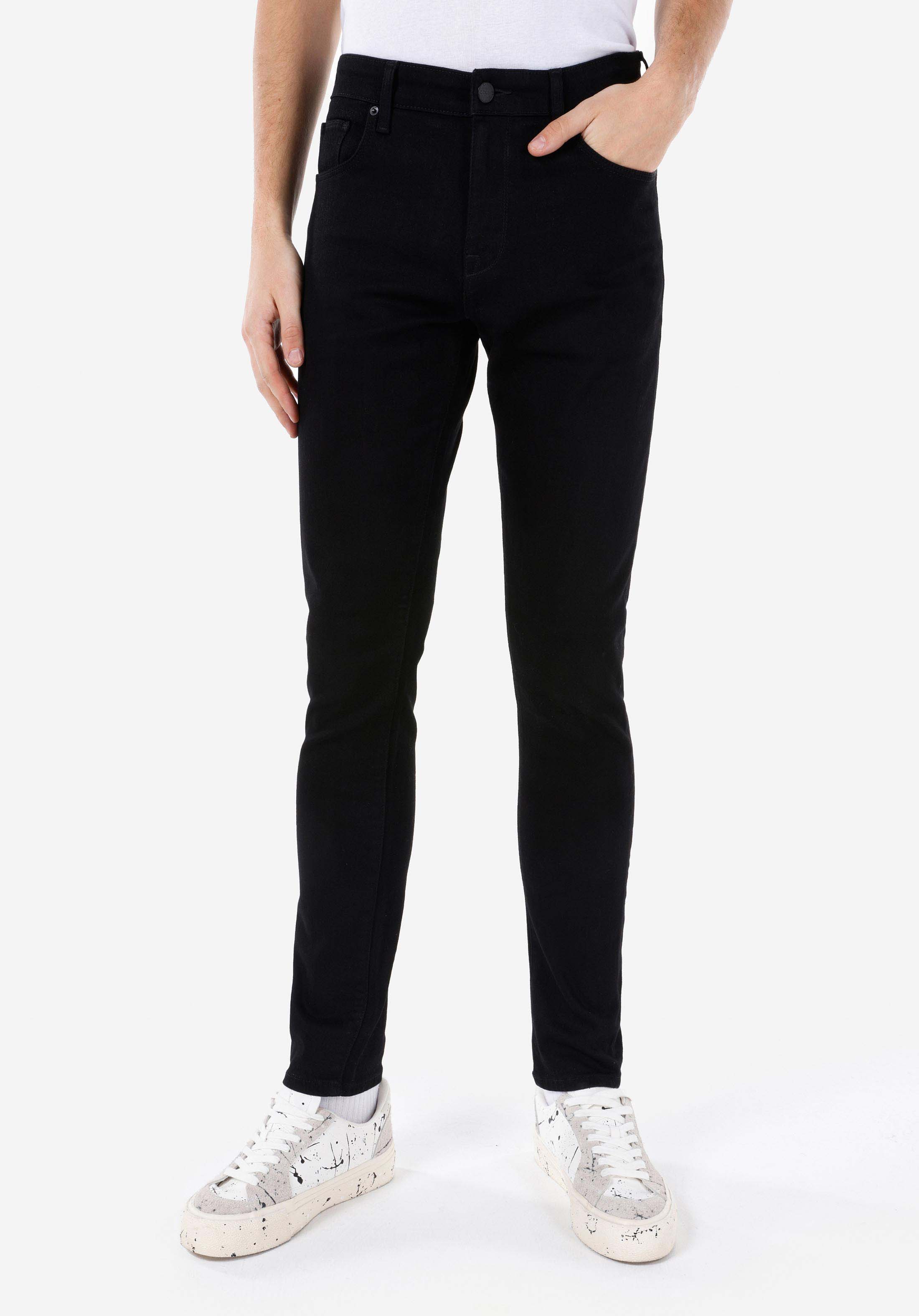 Afișați detalii pentru Pantaloni De Barbati Negru Slim Fit 041 Danny Cl1031097