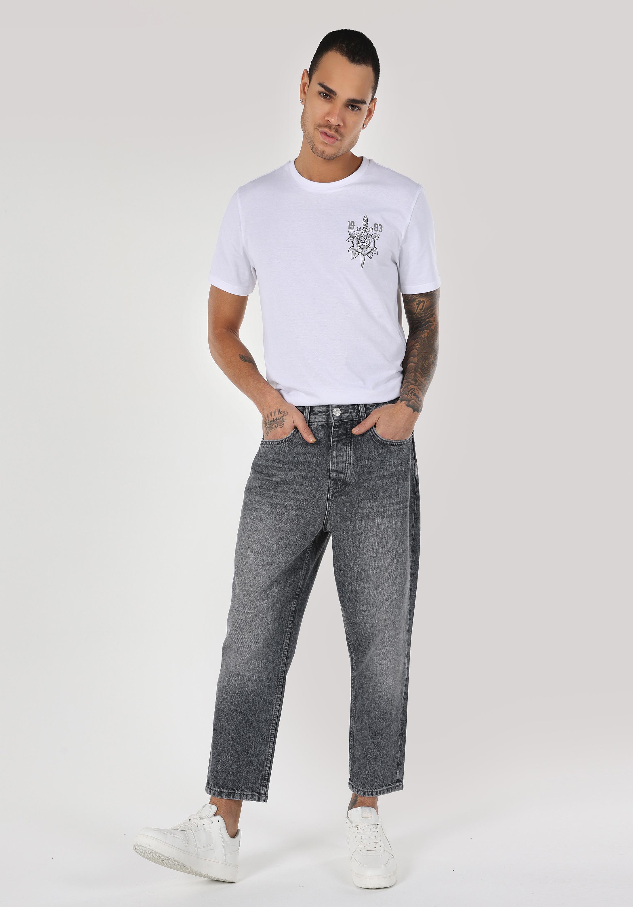 Afișați detalii pentru Pantaloni De Barbati  Loose Relaxed Fit  CL1062424