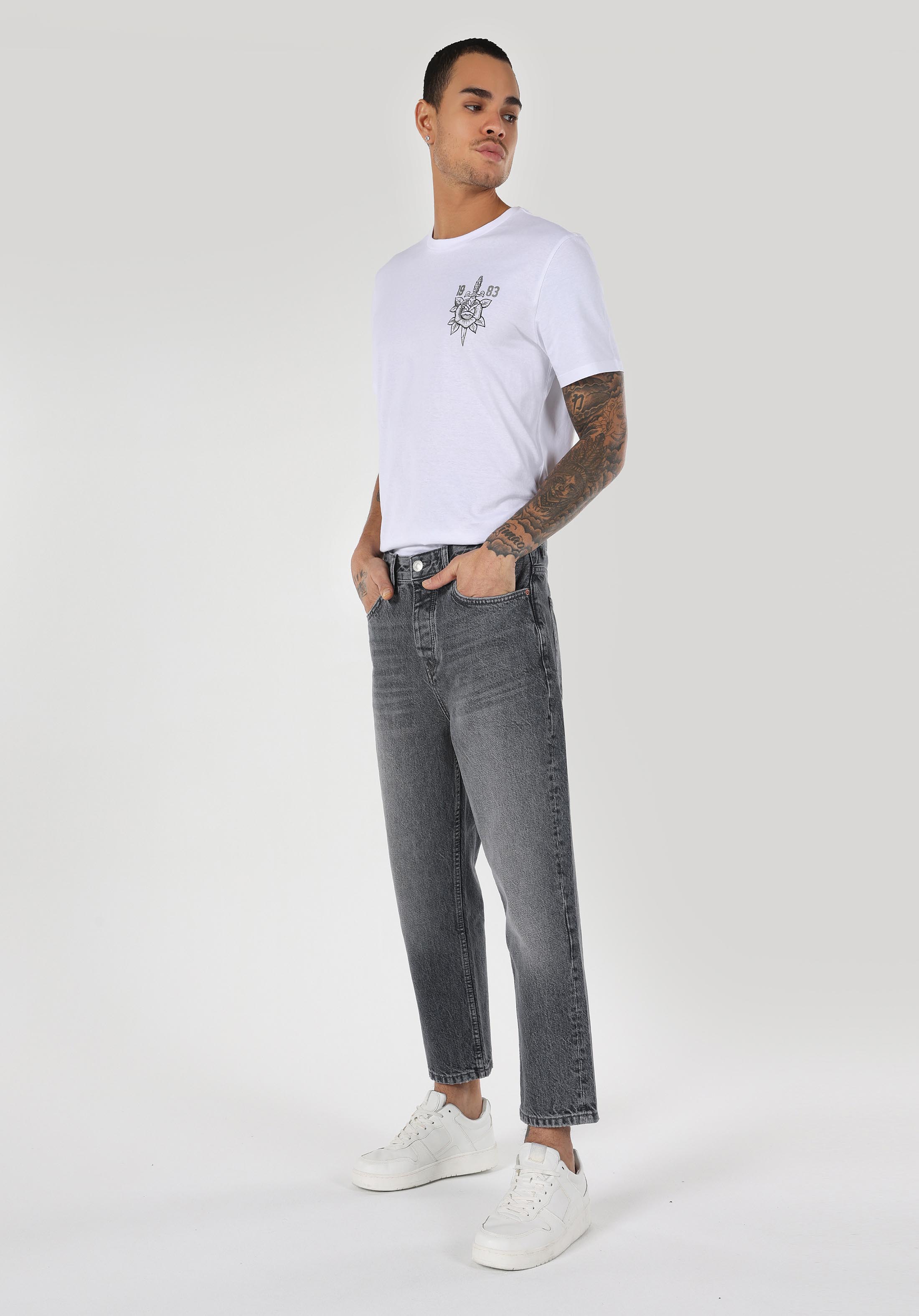 Afișați detalii pentru Pantaloni De Barbati  Loose Relaxed Fit  CL1062424