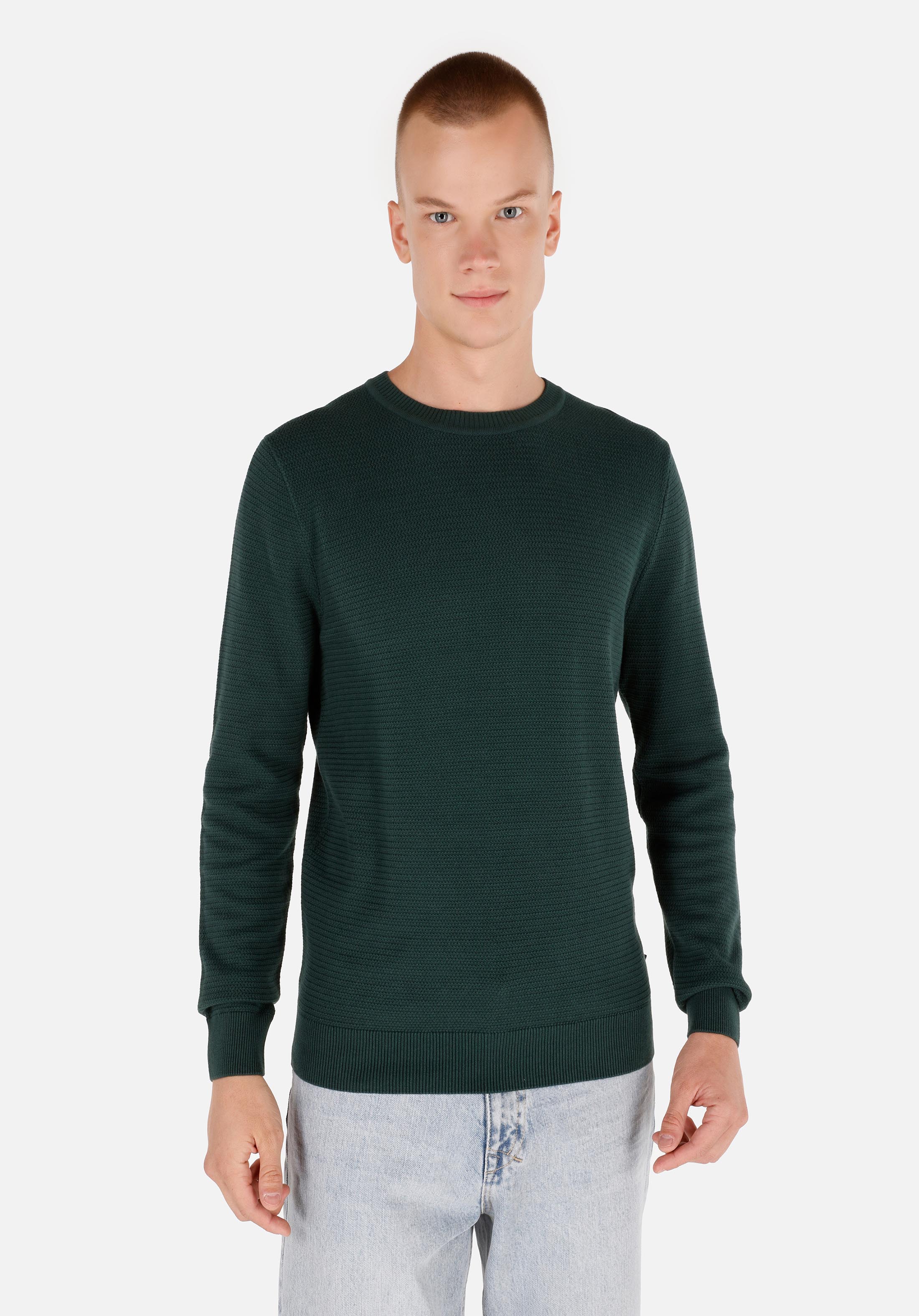 Afișați detalii pentru Pulover De Barbati Verde Regular Fit  Cl1046786