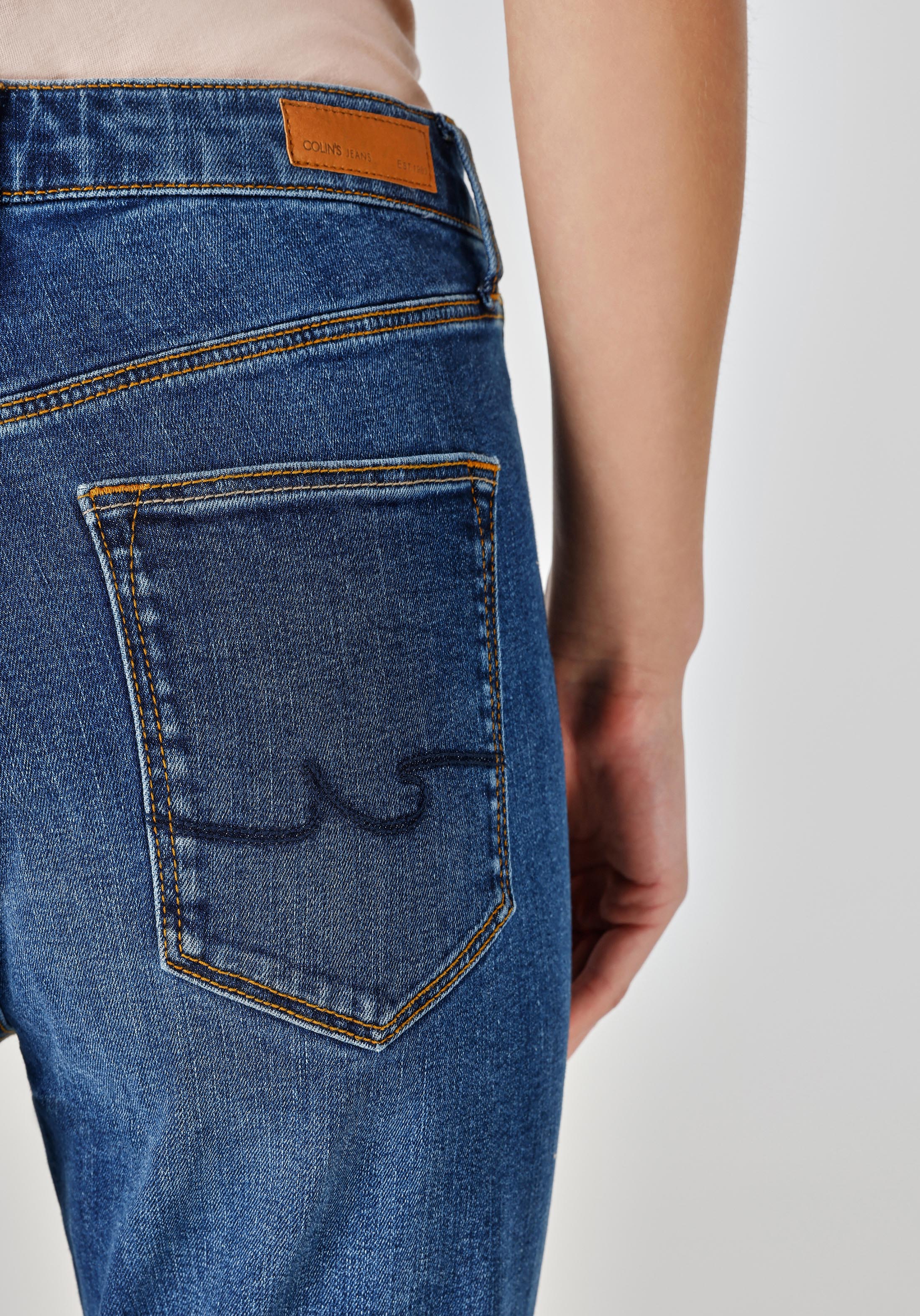 Afișați detalii pentru Pantaloni De Dama Denim Regular Fit 792 Mila Cl1048829