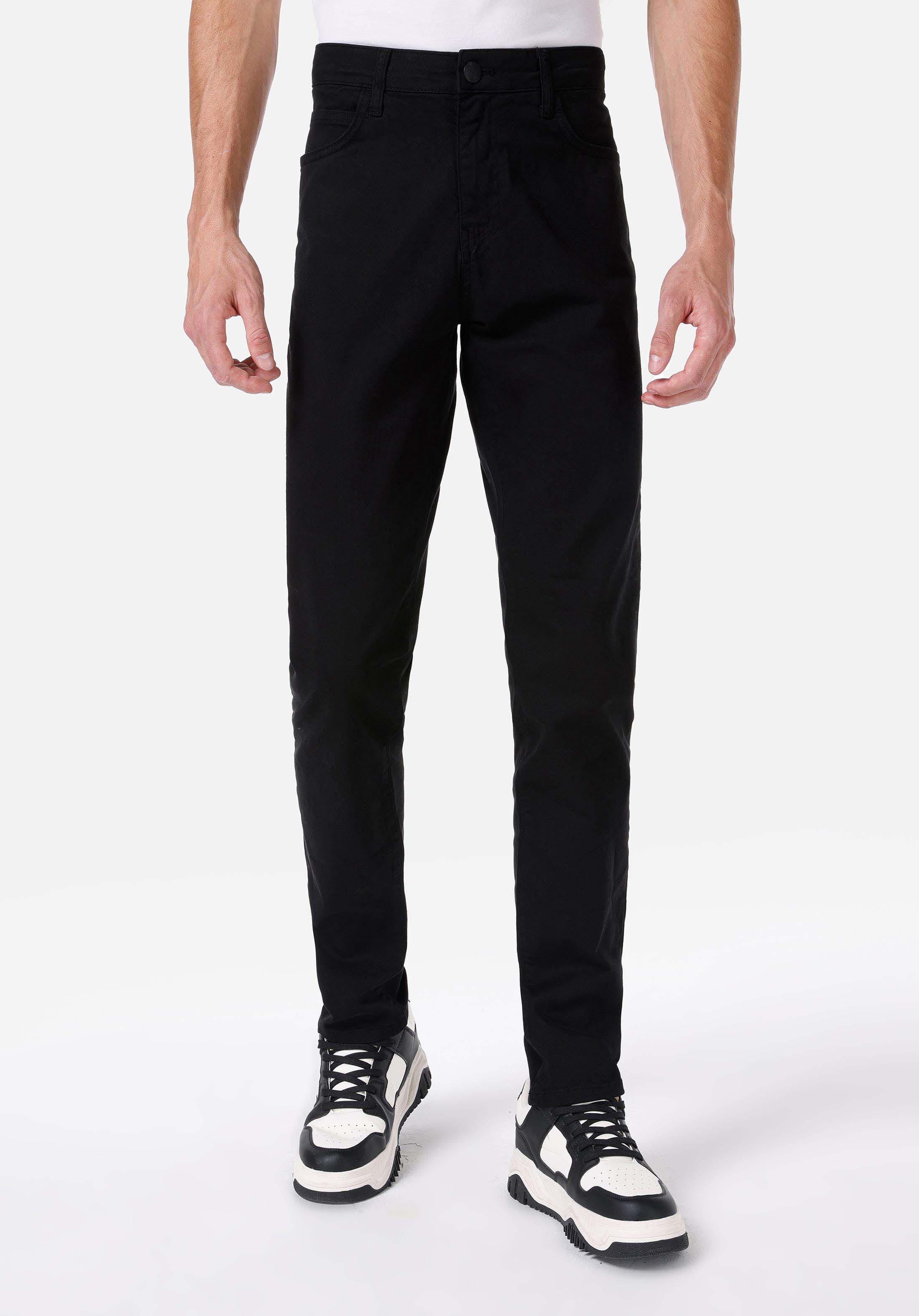 Afișați detalii pentru Pantaloni De Barbati Negru Straight Fit  Cl1049744