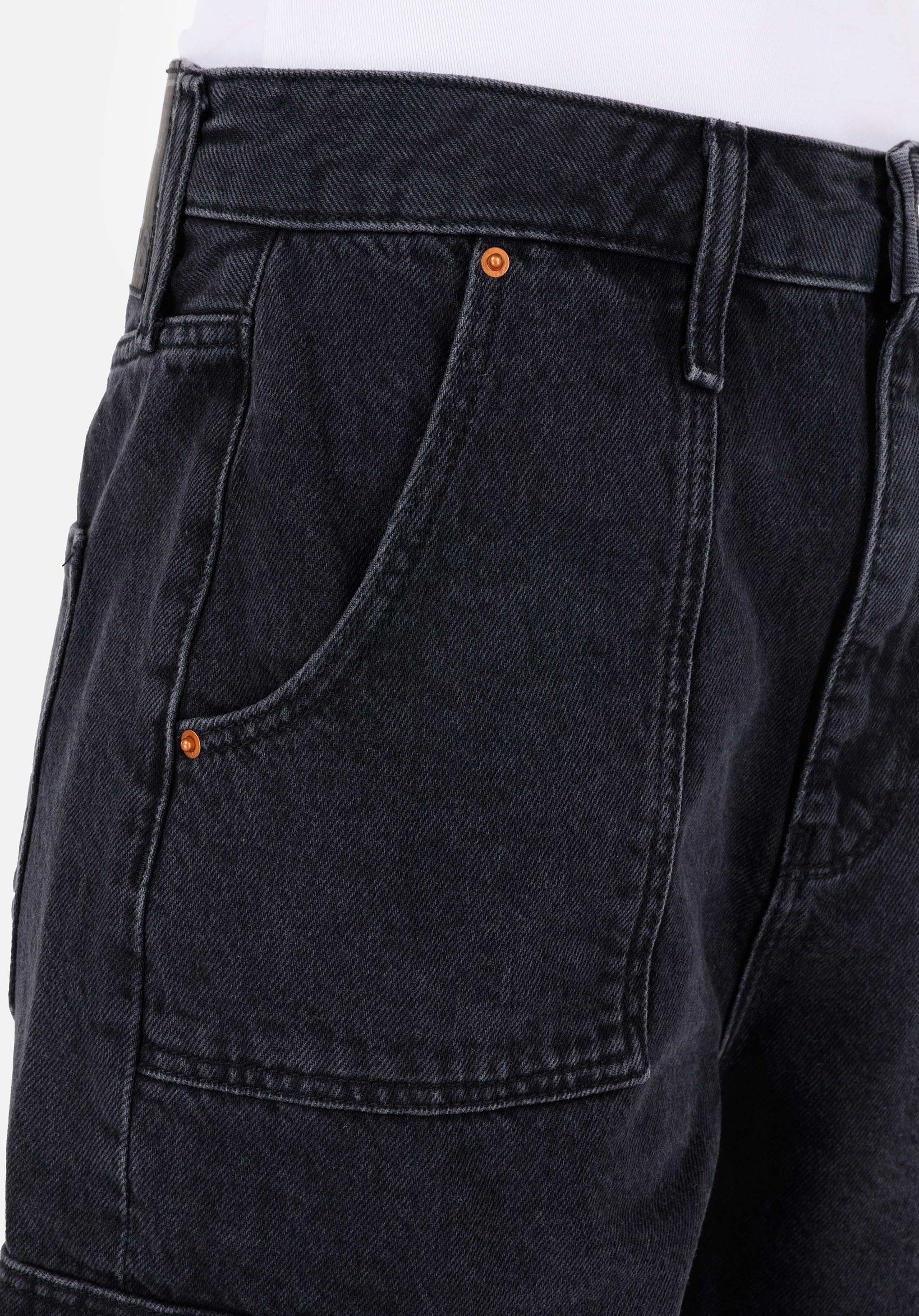 Afișați detalii pentru Short / Pantaloni Scurti De Dama Denim Cargo Fit  Cl1069599