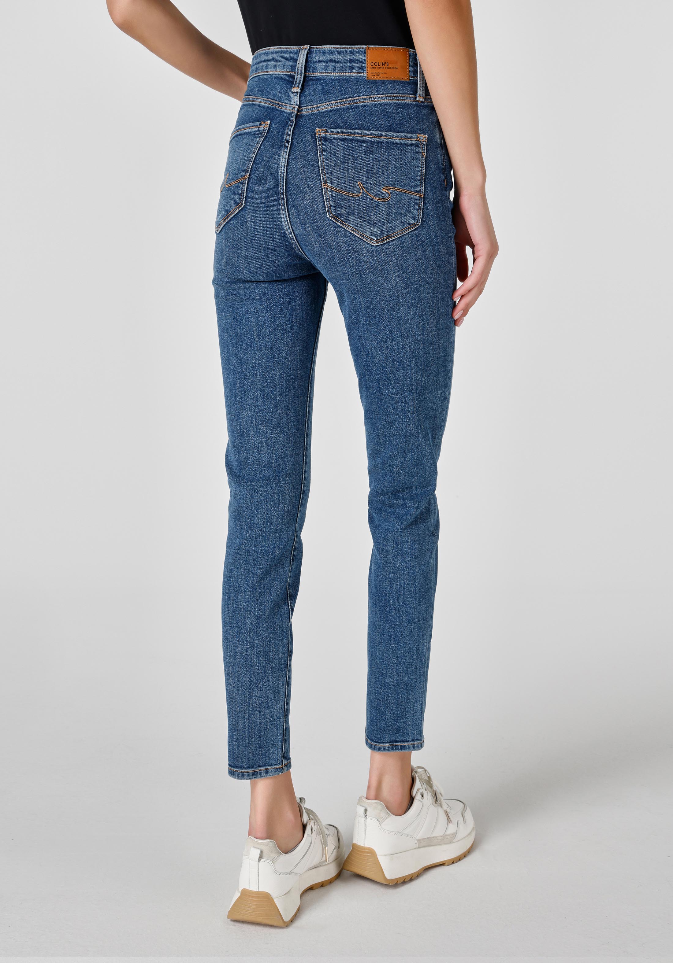 Afișați detalii pentru Pantaloni De Dama Denim Slim Fit 703 Carla Cl1054495