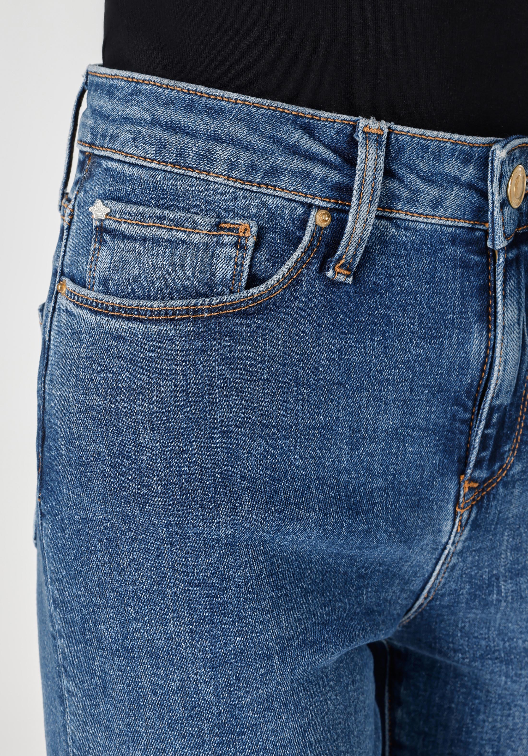 Afișați detalii pentru Pantaloni De Dama Denim Slim Fit 703 Carla Cl1054495