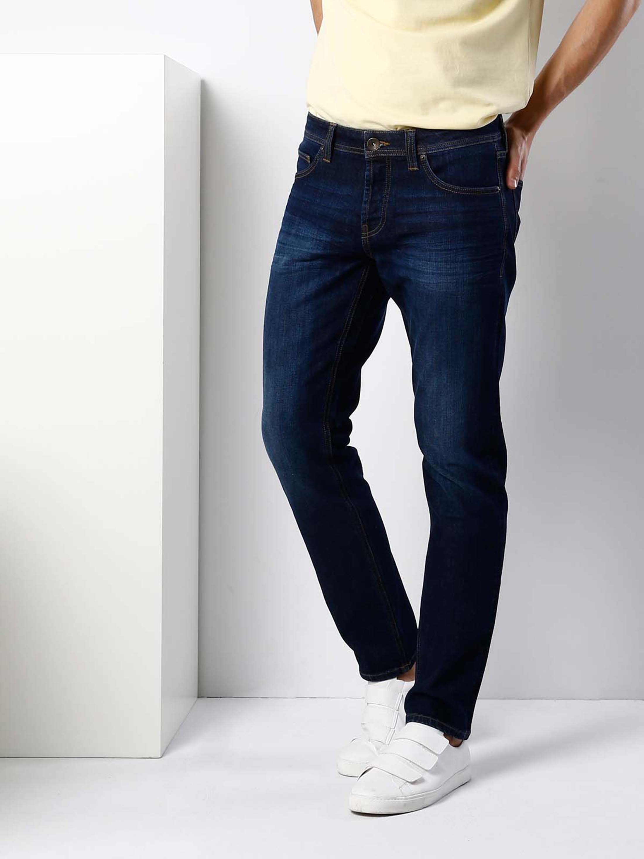 Afișați detalii pentru Pantaloni De Barbati Denim Straight Fit 044 Karl Cl1019140