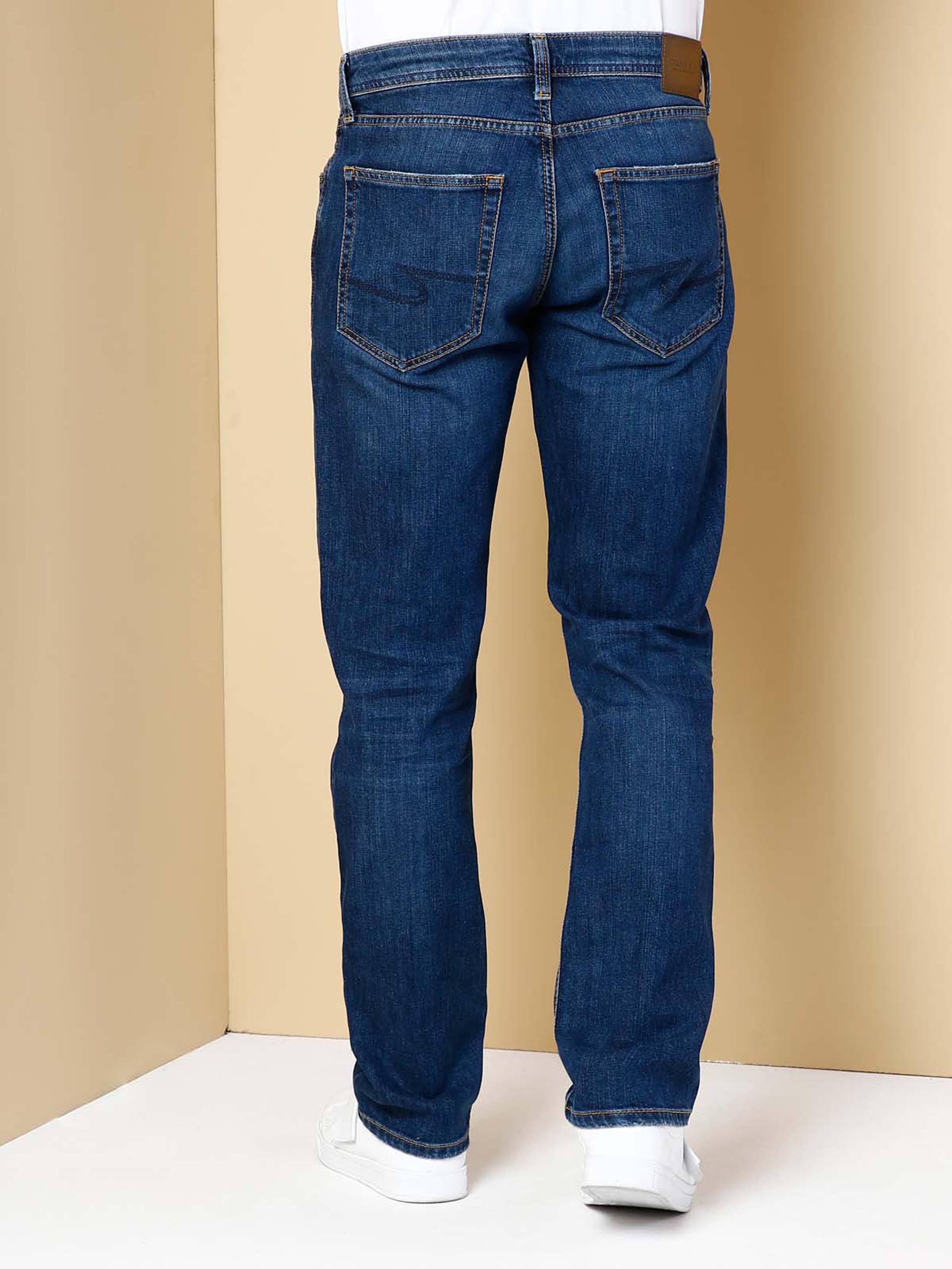 Afișați detalii pentru Pantaloni De Barbati Denim Straight Fit 044 Karl Cl1019141