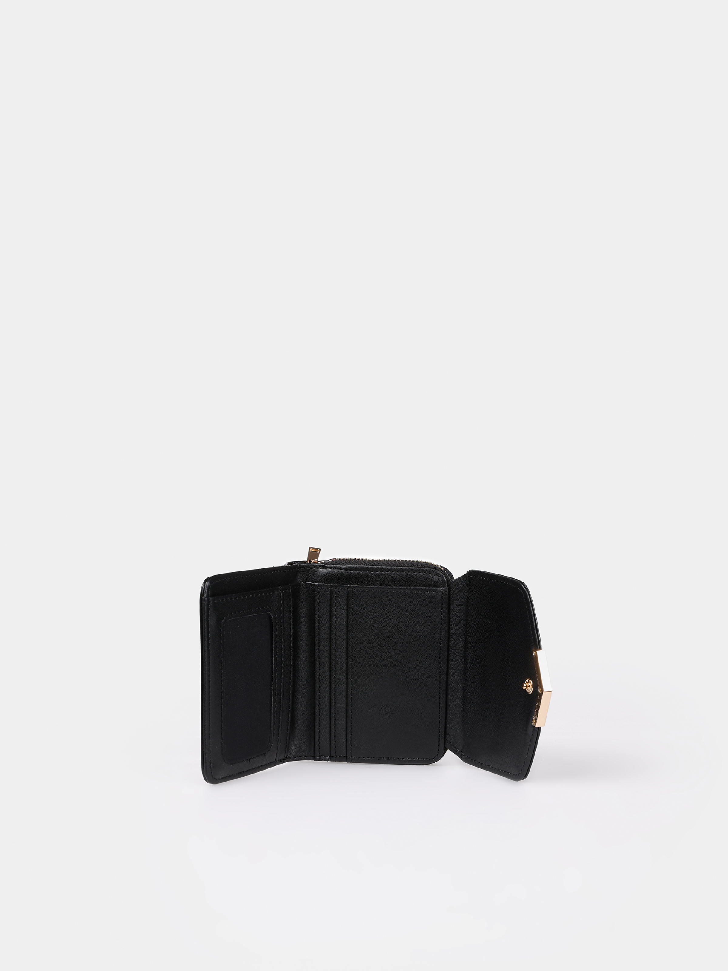 Afișați detalii pentru Portofel De Dama Negru Modern Fit  Cl1072715