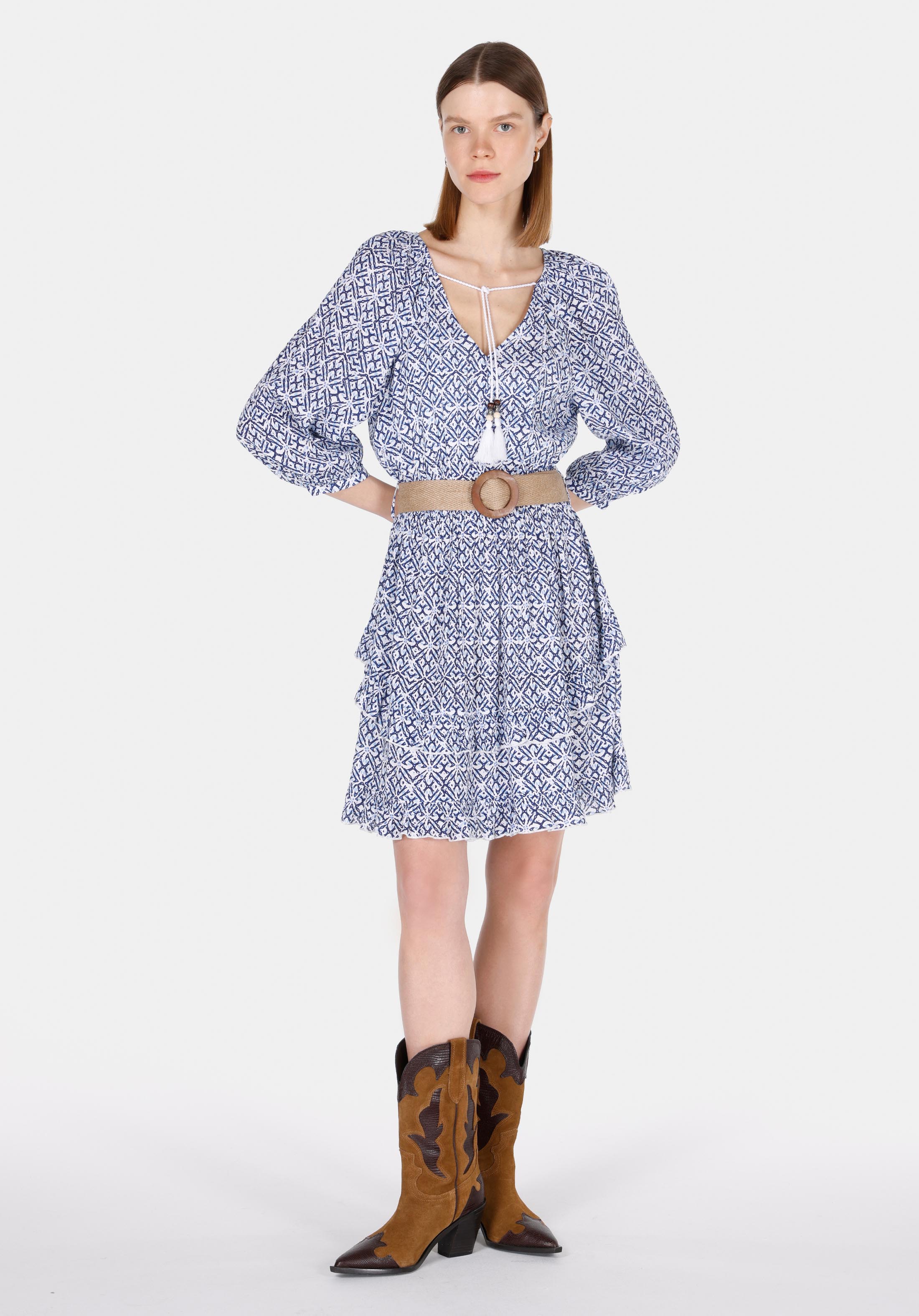 Afișați detalii pentru Rochie De Dama Albastru Regular Fit  Cl1073333