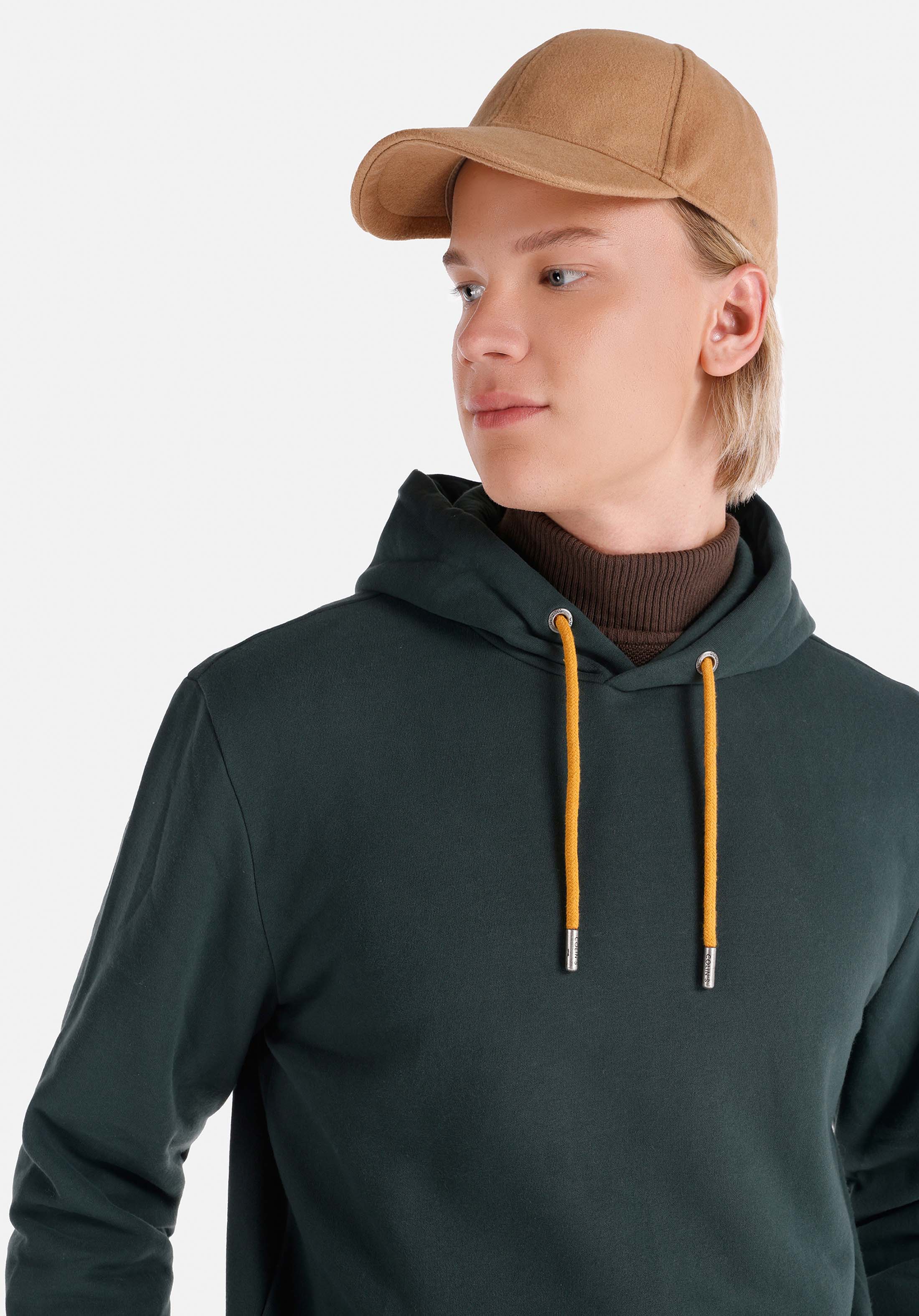 Afișați detalii pentru Hanorac / Bluza De Barbati Verde Regular Fit  Cl1059712